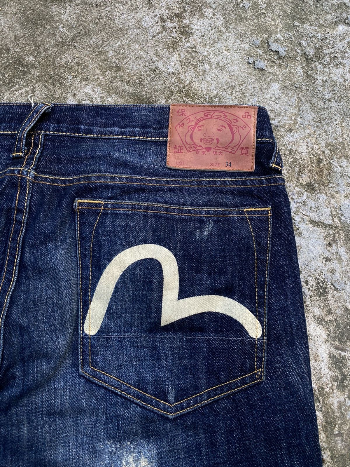 Evisu × Japanese Brand × Vintage EVISU GENES JEANS Size US 34 / EU 50 - 4 Thumbnail