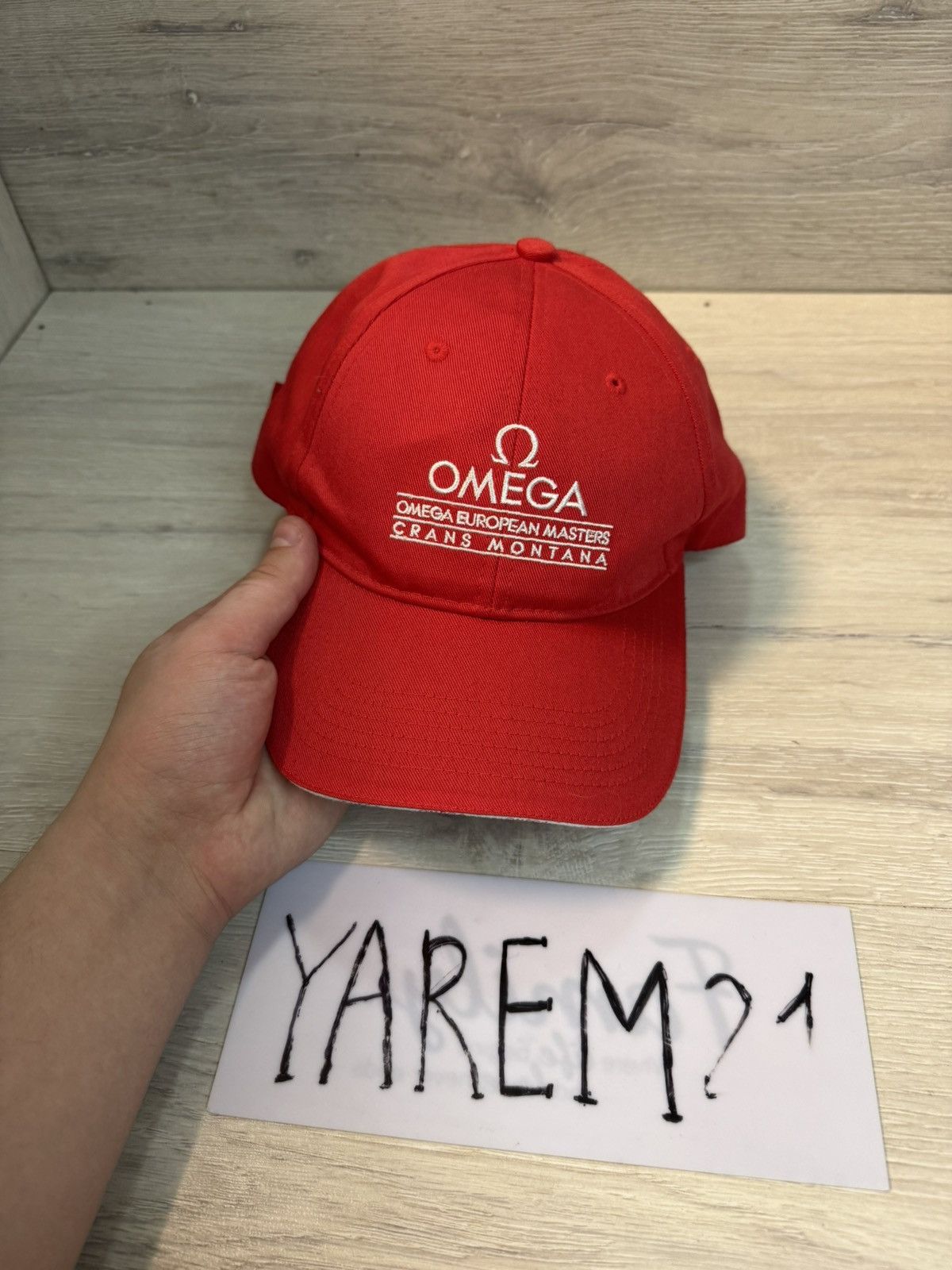 Omega Omega cap hat Size ONE SIZE - 2 Thumbnail