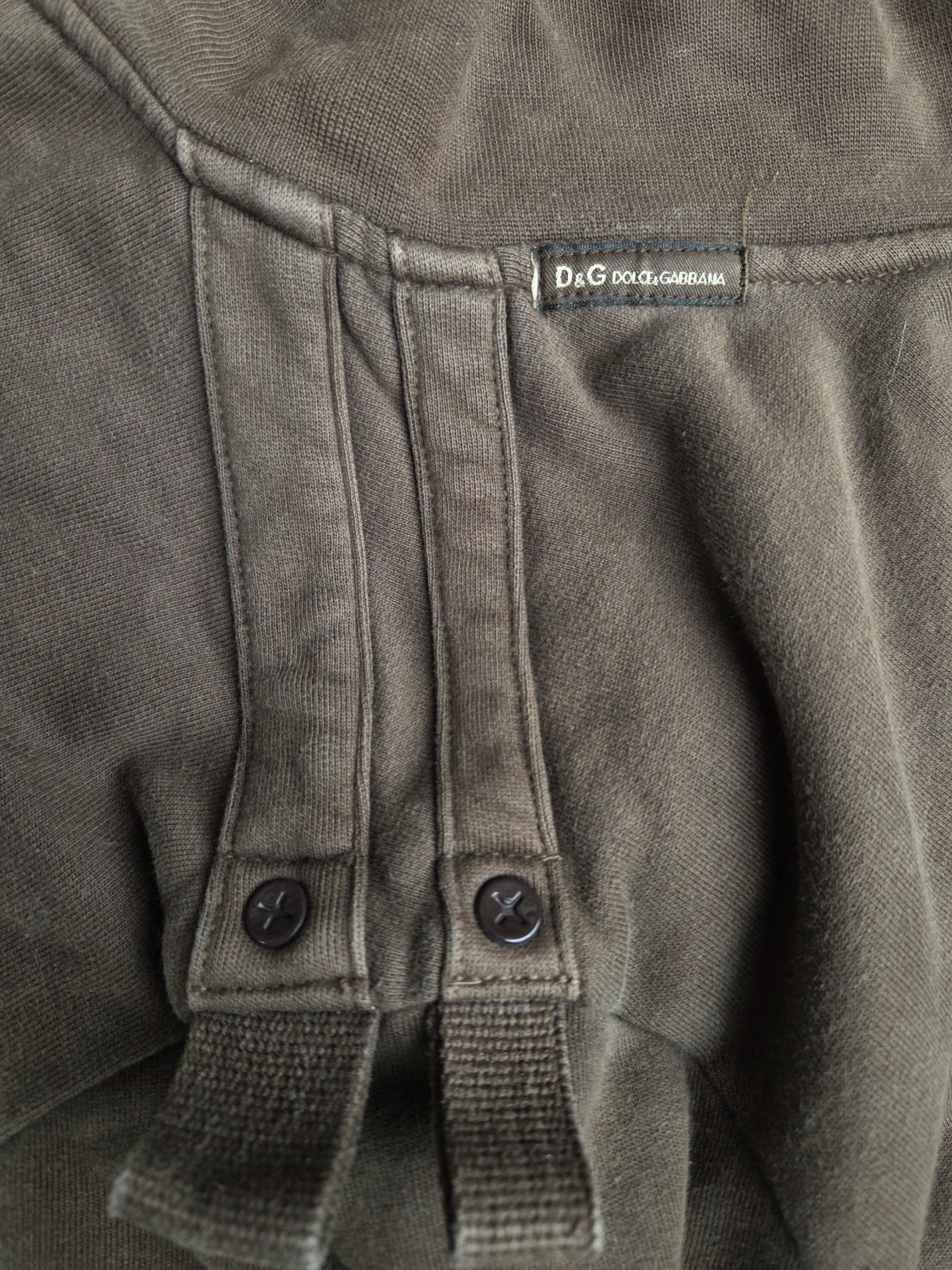 Dolce & Gabbana Dolce & Gabbana military zip-up sweater Size US L / EU 52-54 / 3 - 3 Thumbnail