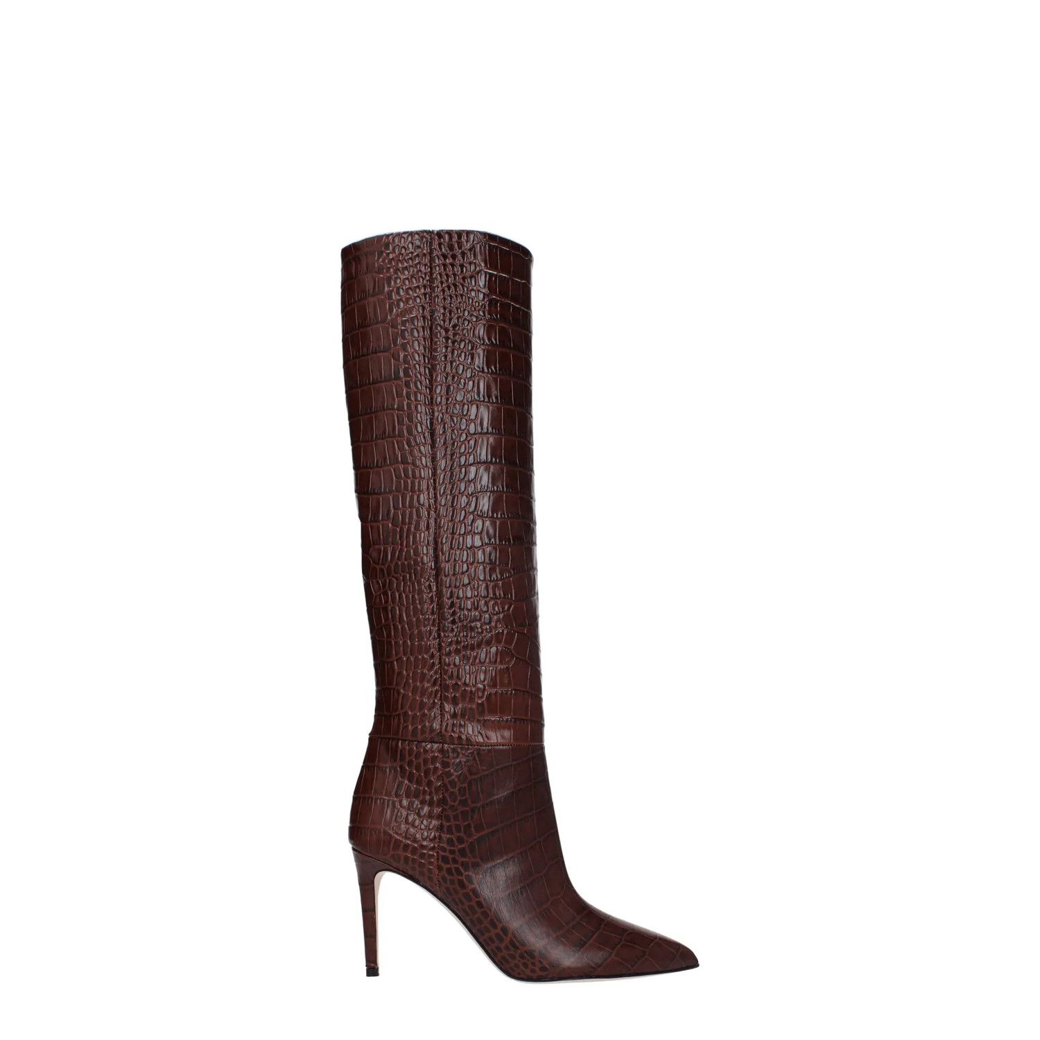 Paris Texas ob1o1e1124 Leather Boots in Chocolate Brown Size US 6 / IT 36 - 1 Thumbnail