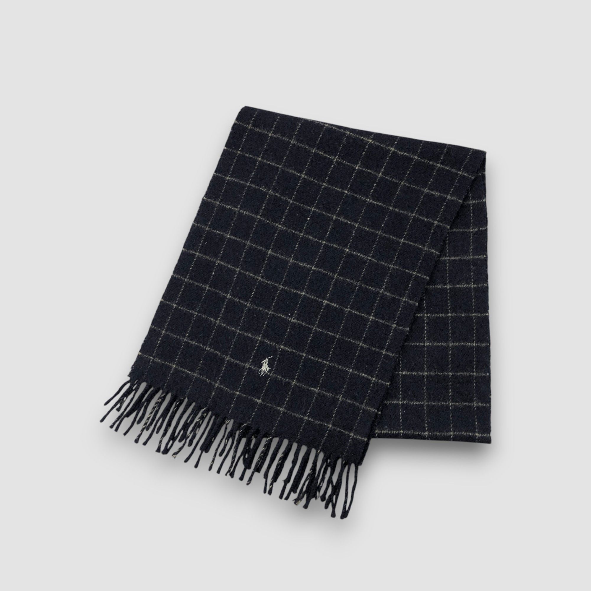 Polo Ralph Lauren Vintage Polo Ralph Lauren Scarf Muffler Wool Winter Scarves Size ONE SIZE - 3 Thumbnail