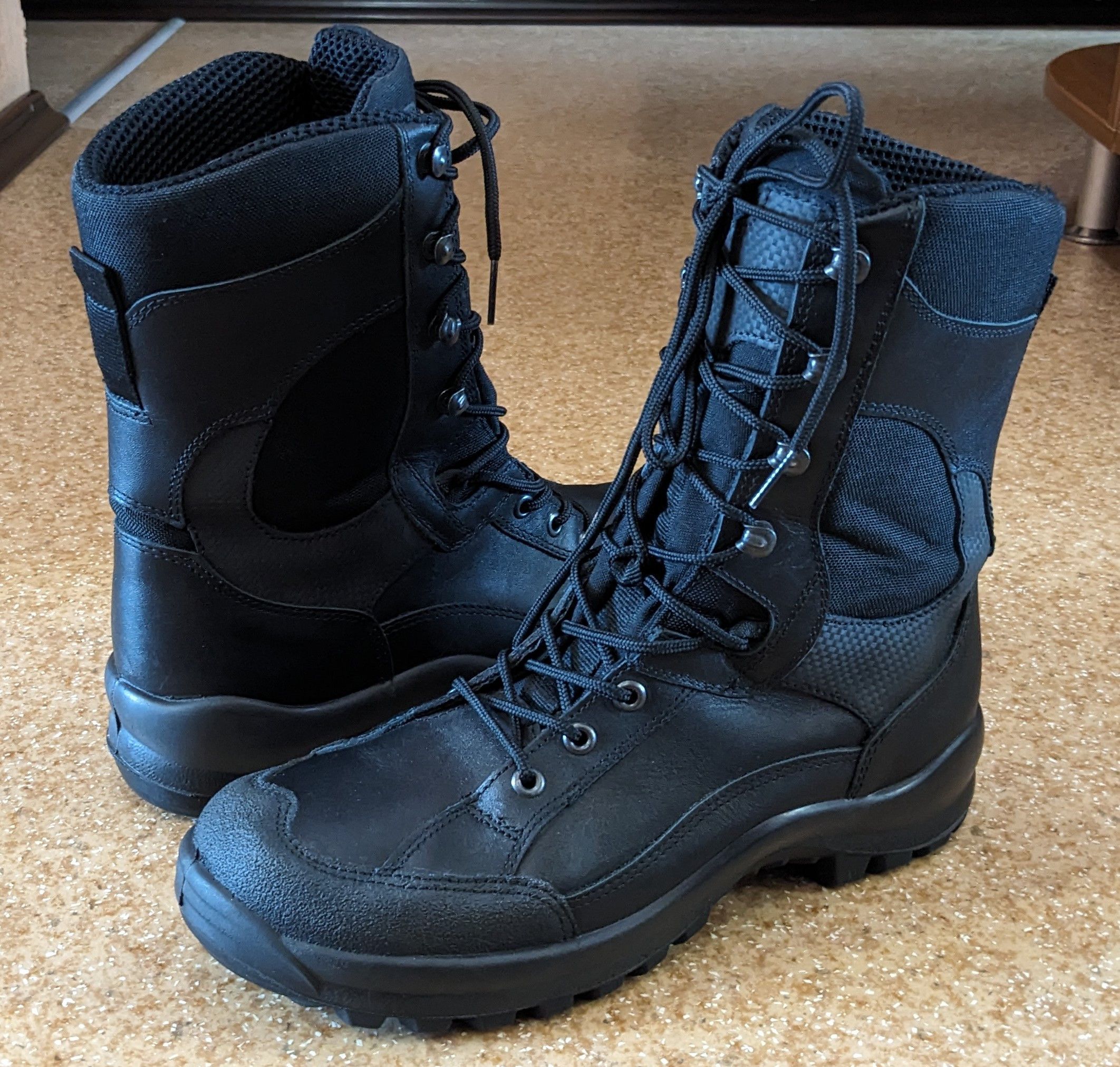 image of Austrian Black Military Boots Size 40, Men's