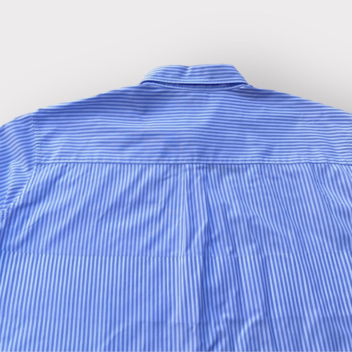 Vetements SS19 Blue Stripes Oversized Cropped Shirt Size XS / US 0-2 / IT 36-38 - 8 Thumbnail