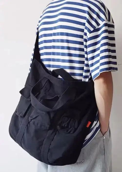 Japanese Brand Fashion utility canvas messenger grunge bag vintage Size ONE SIZE - 4 Thumbnail