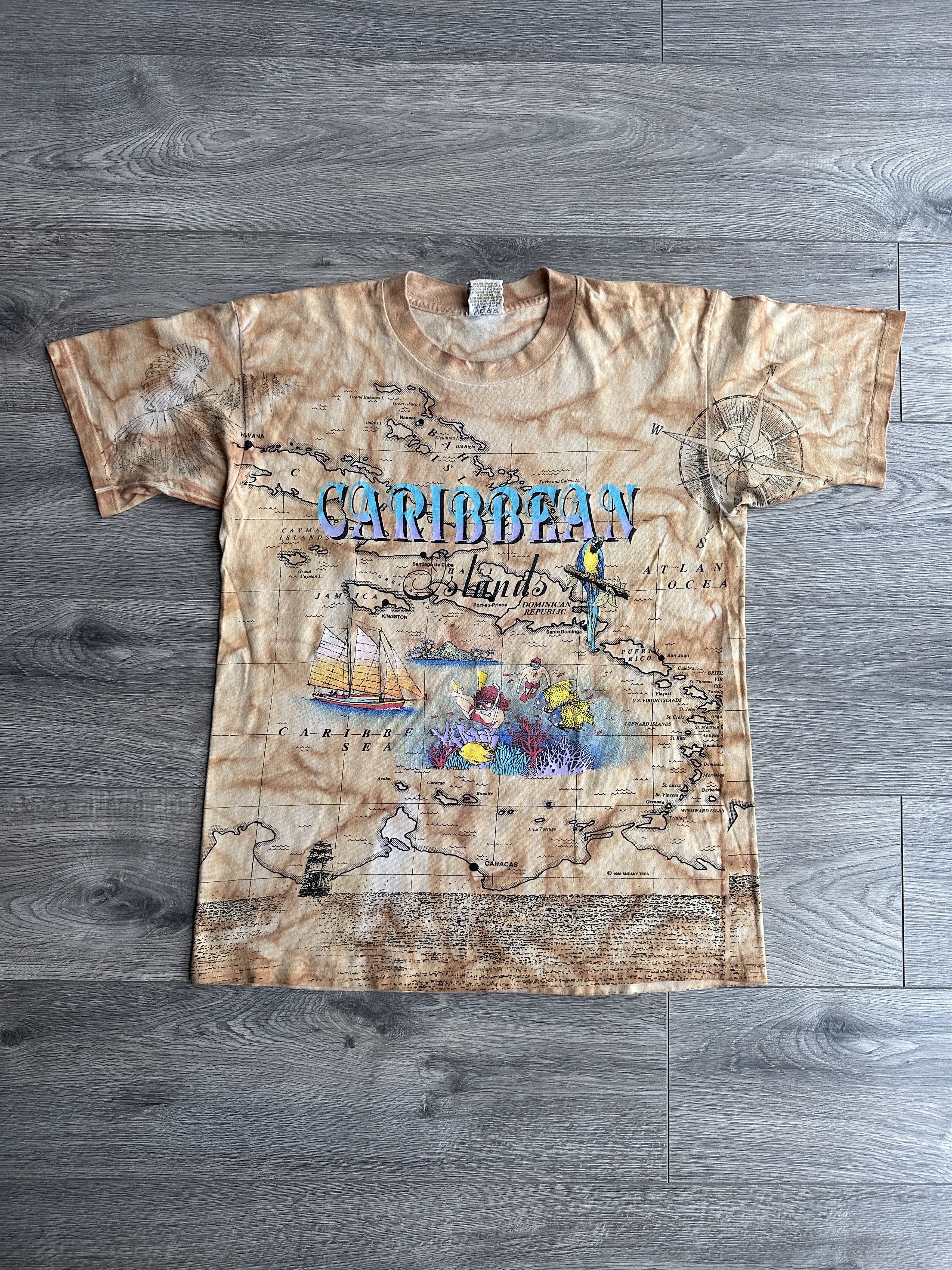 Vintage Caribbean island vintage t shirt Size US L / EU 52-54 / 3 - 1 Thumbnail