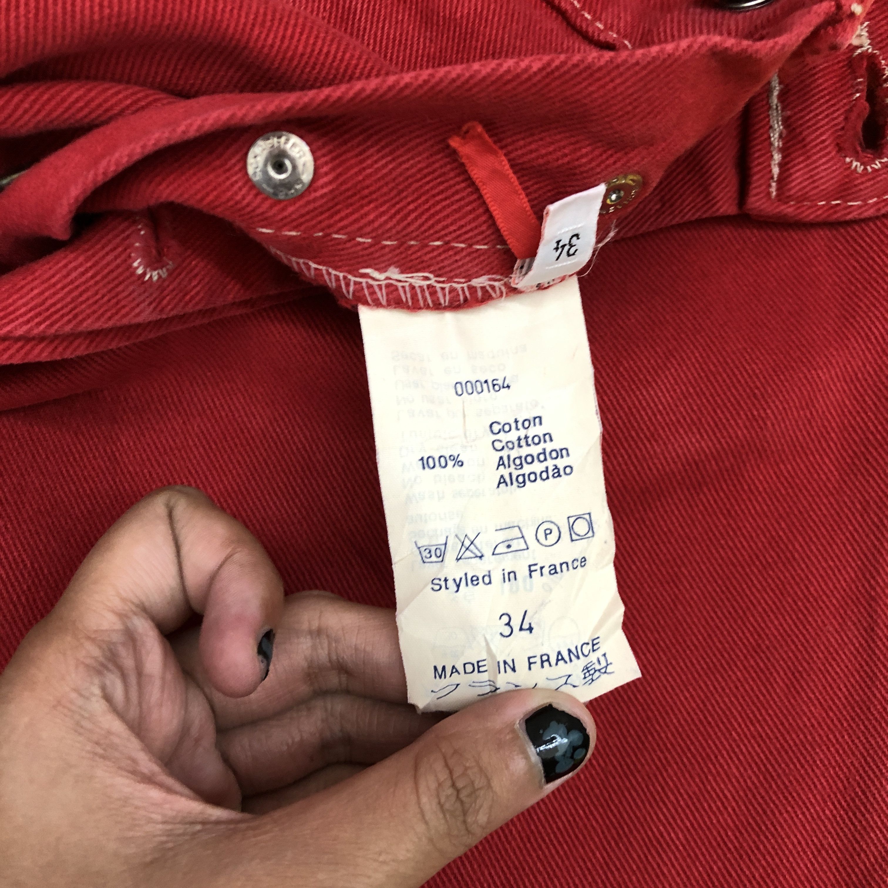 Japanese Brand Vintage Alain Manoukian Baggy Jeans Designer Denim Pants Size 24" / US 00 / IT 34 - 7 Thumbnail
