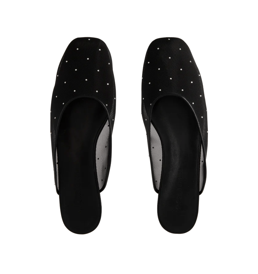 Magda Butrym o1h1sh11225 Mesh Flat Mule in Black Size US 7.5 / IT 37.5 - 2 Thumbnail