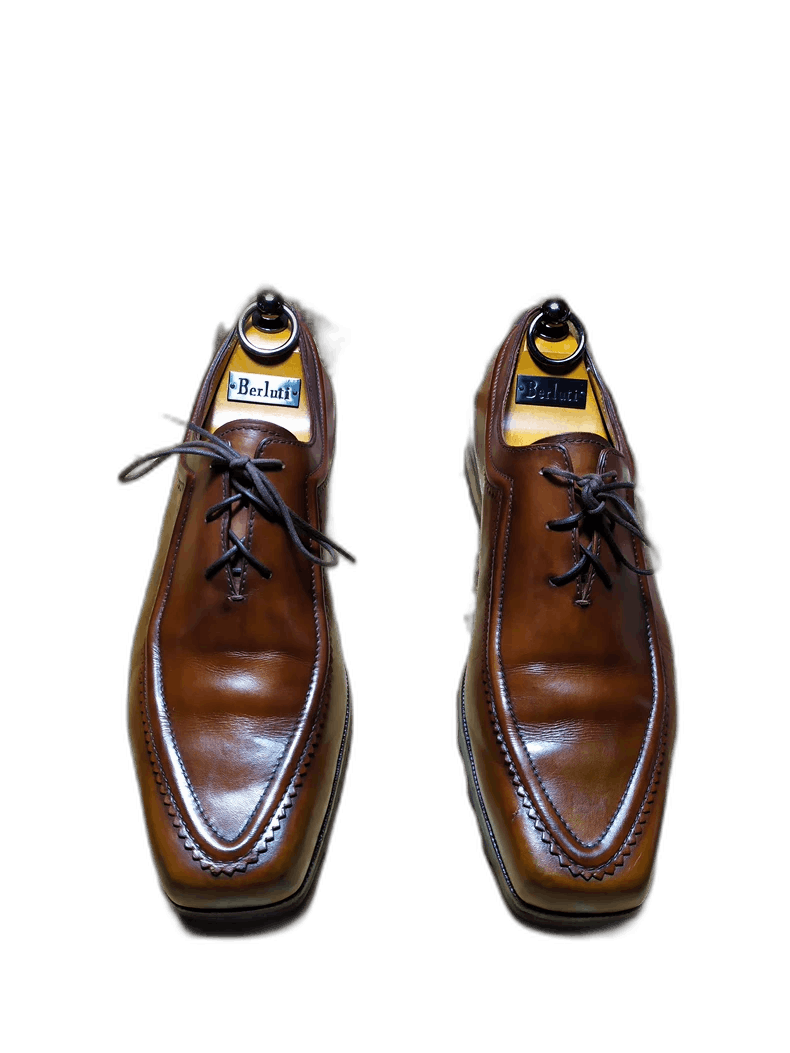 Berluti Vintage Handcrafted Leather Shoes in Brown, Men's (Size 6.5)