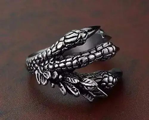 Ring Of Fire Dragon Claw Ring Size ONE SIZE - 3 Thumbnail