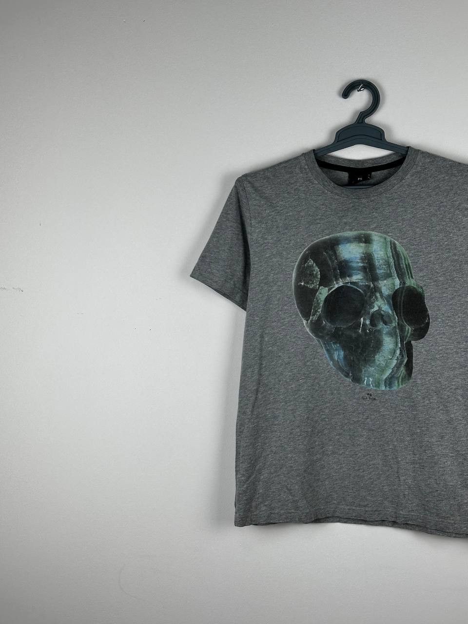 Designer × Paul Smith Paul Smith Graphic Print Skeleton Skull GreY T Shirt Size US M / EU 48-50 / 2 - 2 Thumbnail