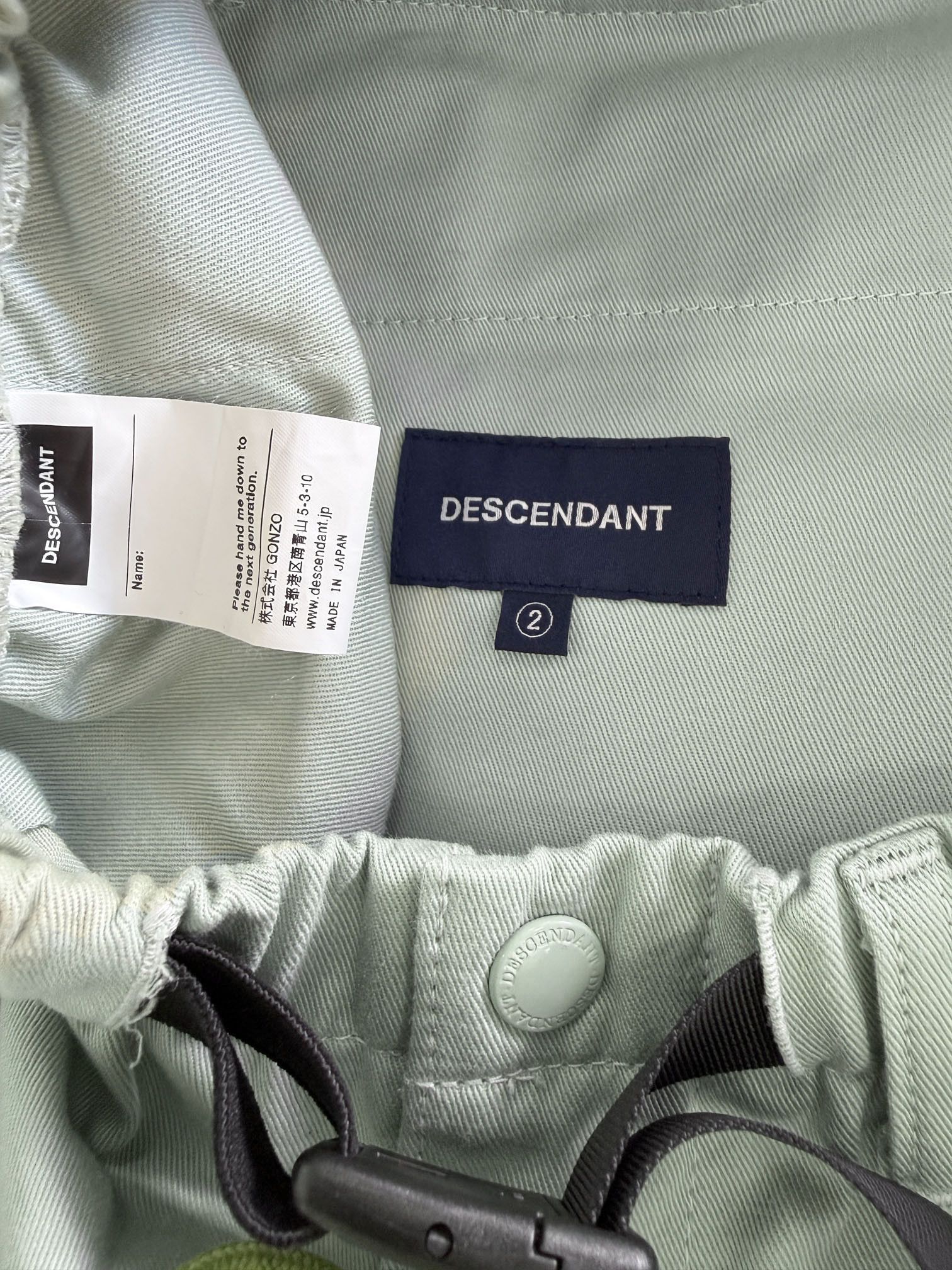 Descendant DESCENDANT pale green pants Size US 34 / EU 50 - 5 Thumbnail