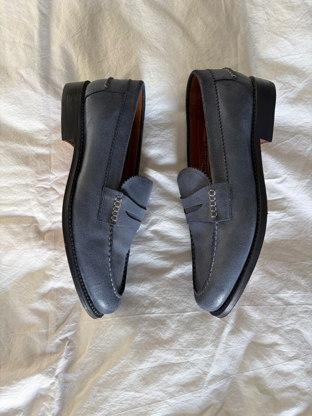 Grenson Grenson loafer in sky blue suede UK 9.5 Size US 10.5 / EU 43-44 - 4 Thumbnail