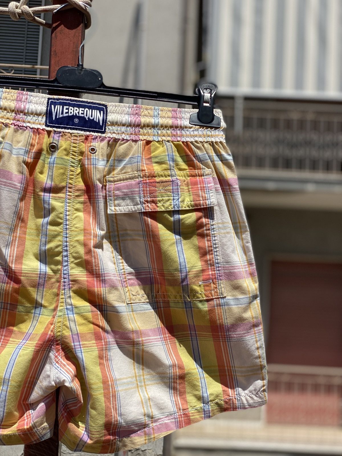 Vilebrequin Men’s VILEBREQUIN Multicolour Plaid Swim Shorts Size M Size US 32 / EU 48 - 3 Thumbnail