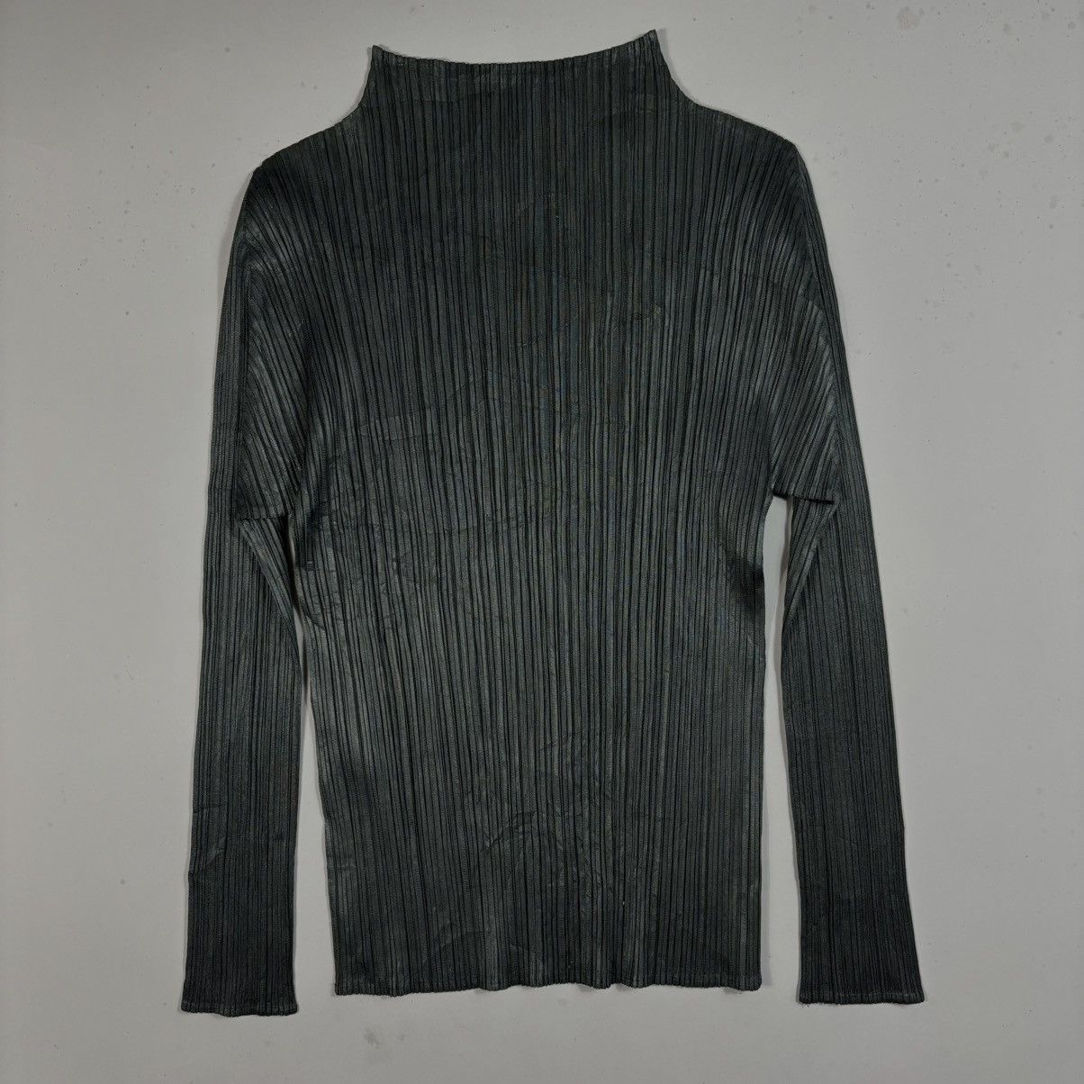 Japanese Brand × Pleats Please Issey Miyake Issey Miyake Pleats Please - High Neck Basic shirt Size S / US 4 / IT 40 - 1 Thumbnail