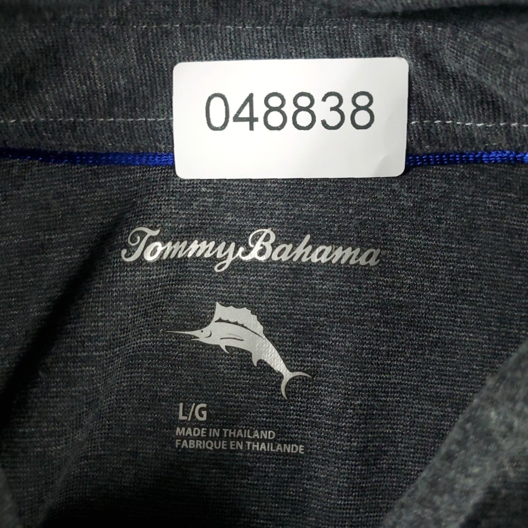 Tommy Bahama Tommy Bahama Polo Shirt Mens Large Gray Casual Short Sleeve Activewear Size US L / EU 52-54 / 3 - 8 Thumbnail