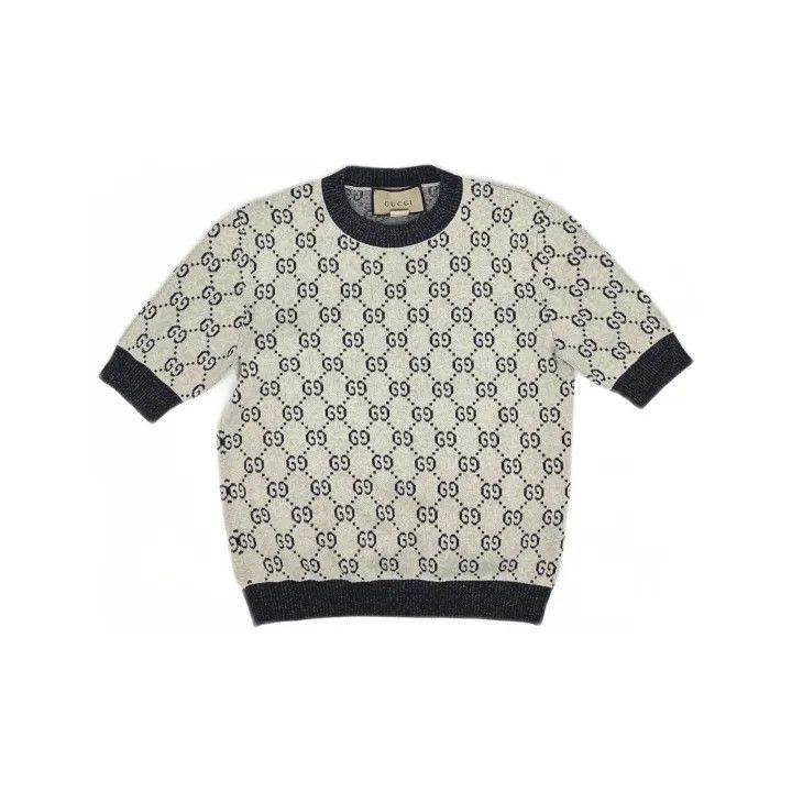 Gucci Gucci Aria Short Sleeve Knit Top-2507 Size M / US 6-8 / IT 42-44 - 2 Thumbnail