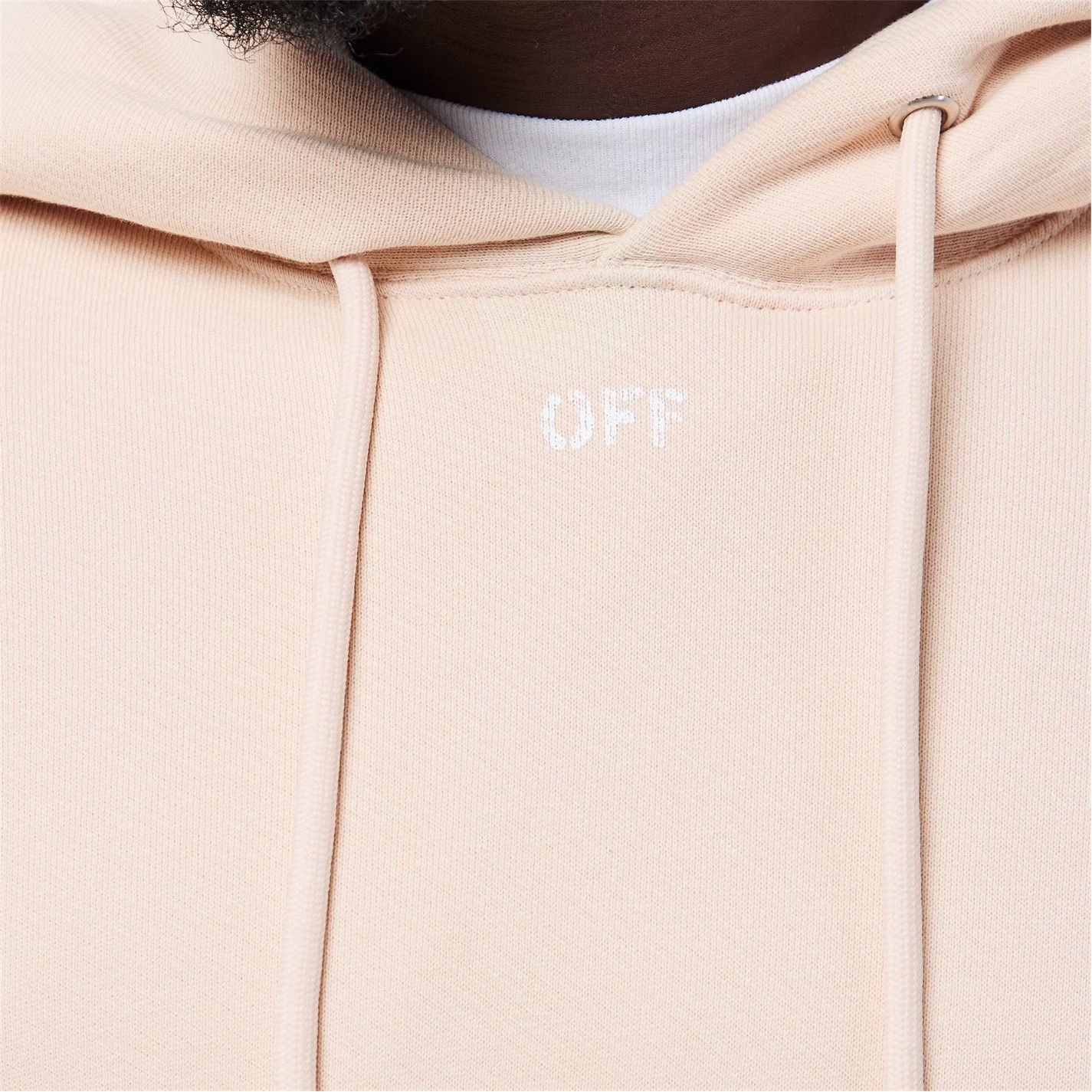 Off-White o1g2r1mq0226 Brick Arrows Jersey Fleece Hoodie In Beige Size US XL / EU 56 / 4 - 6 Thumbnail
