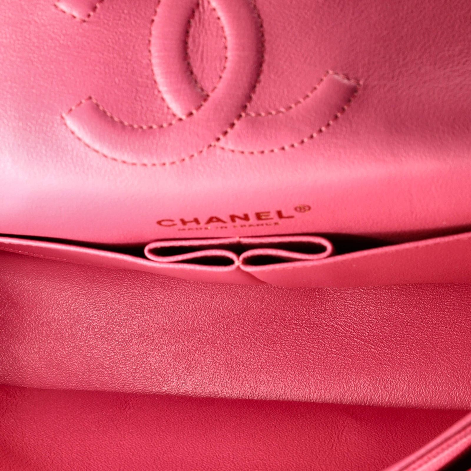 Chanel Classic Double Flap Bag Quilted Caviar Medium Size ONE SIZE - 6 Thumbnail