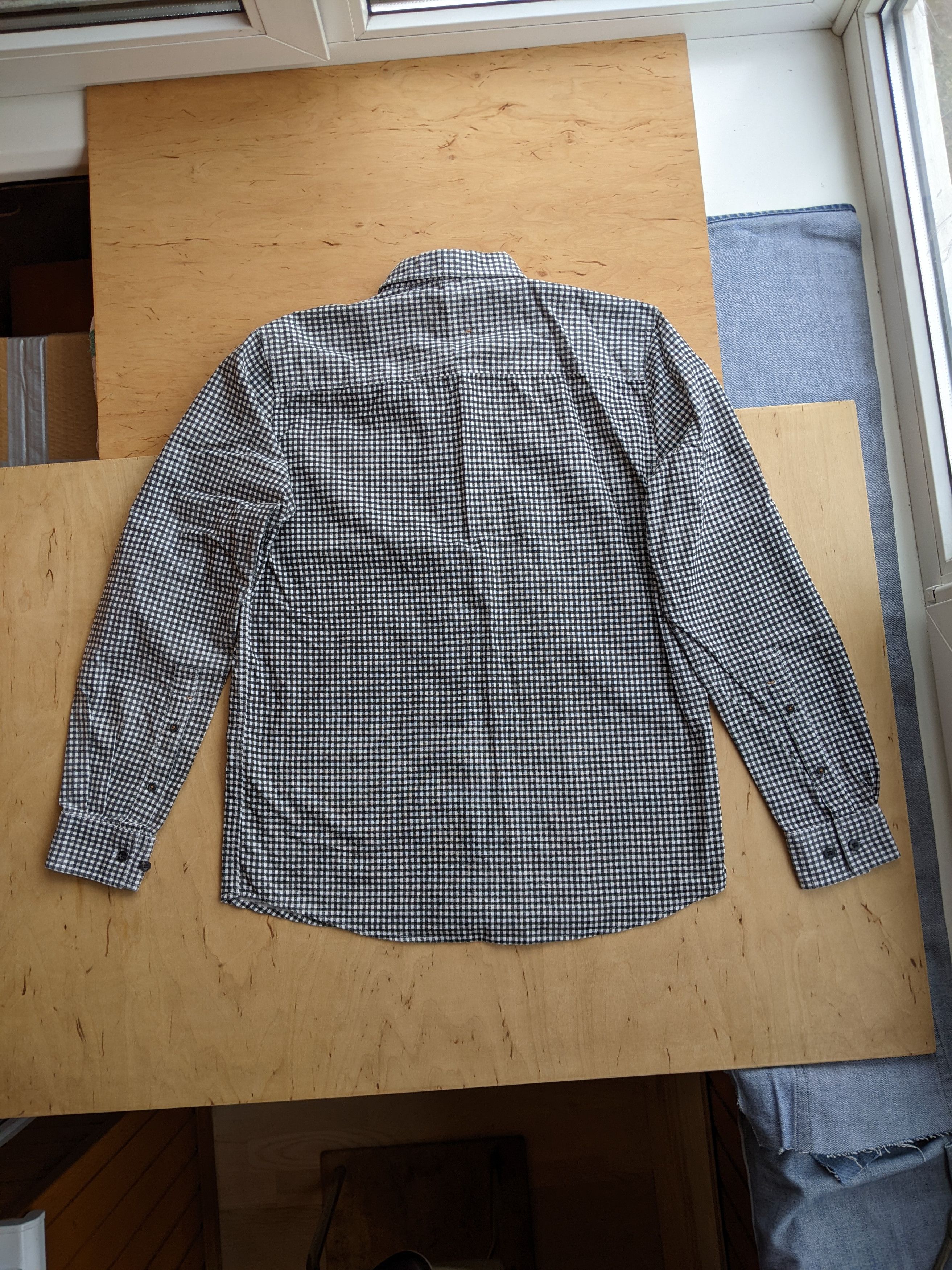Japanese Brand HYMN London Plaid Cotton Longsleeve Shirt Size M Buzzcock Size US M / EU 48-50 / 2 - 2 Thumbnail