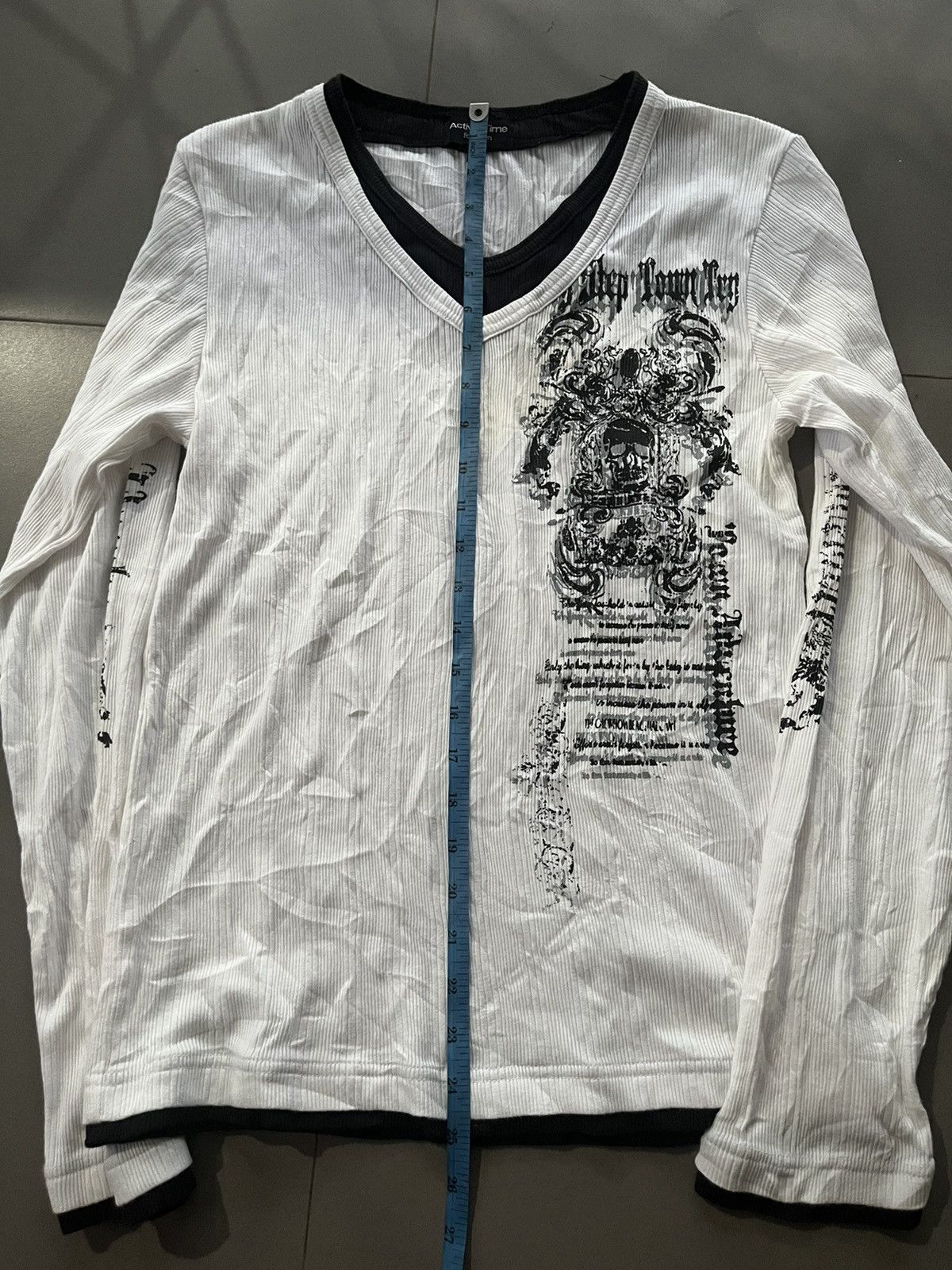 If Six Was Nine JAPANESE ACTIVETIME POEM SKULL SEDITIONARIES VKEI PUNK STYLE Size US L / EU 52-54 / 3 - 11 Thumbnail