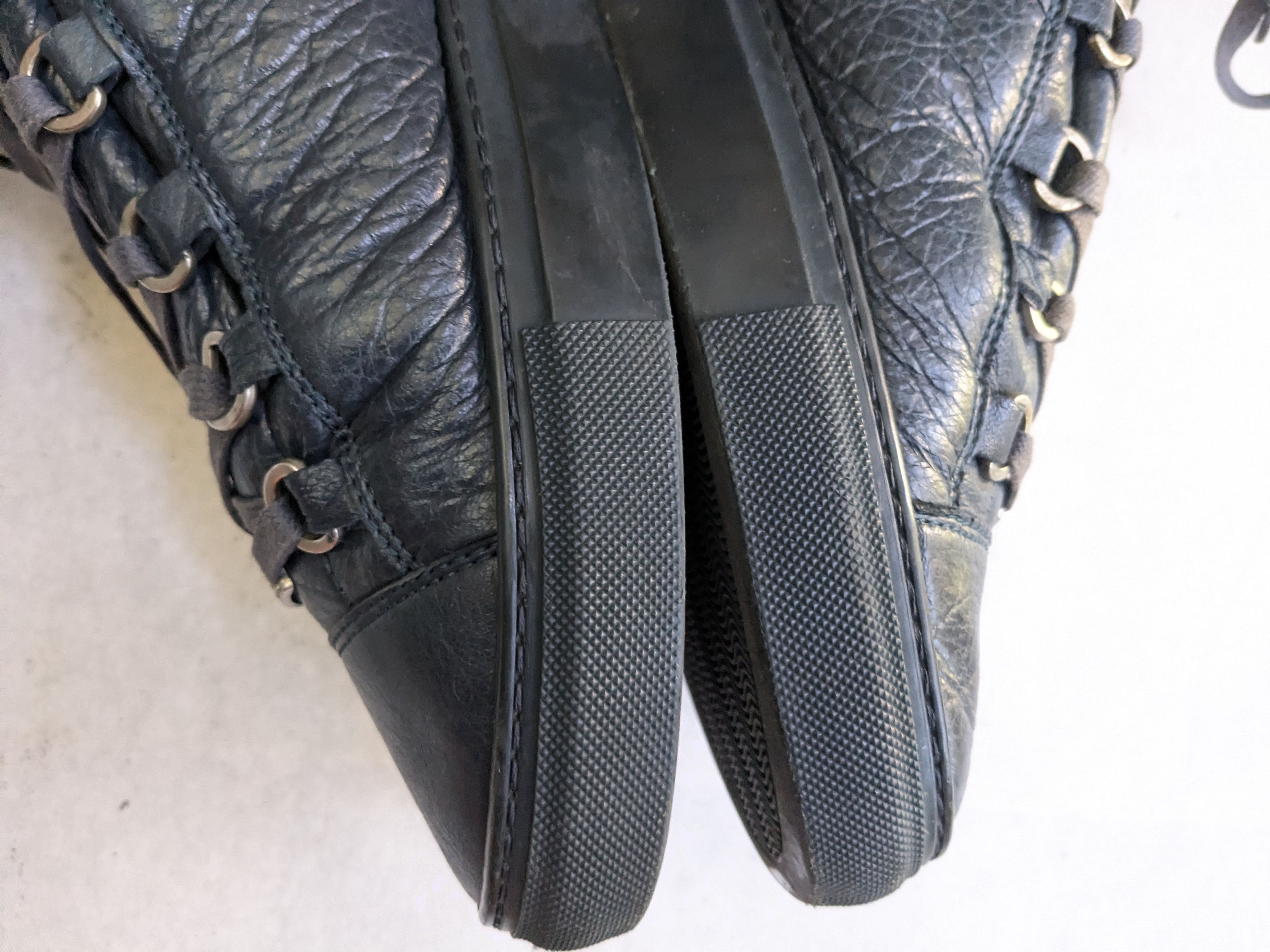 Balenciaga Balenciaga Arena Sneakers Navy Blue 11 High Tops Leather Size US 11 / EU 44 - 11 Thumbnail