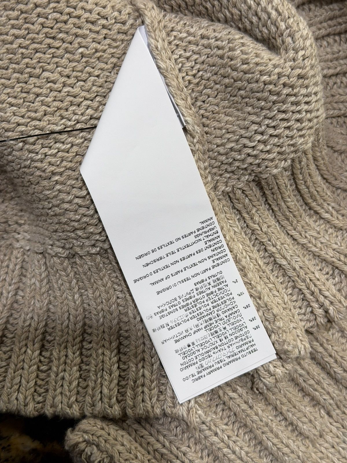 Maison Margiela Maison Margiela SS22 Ditressed Neutrals Cardigan Sweater Size US S / EU 44-46 / 1 - 18 Thumbnail