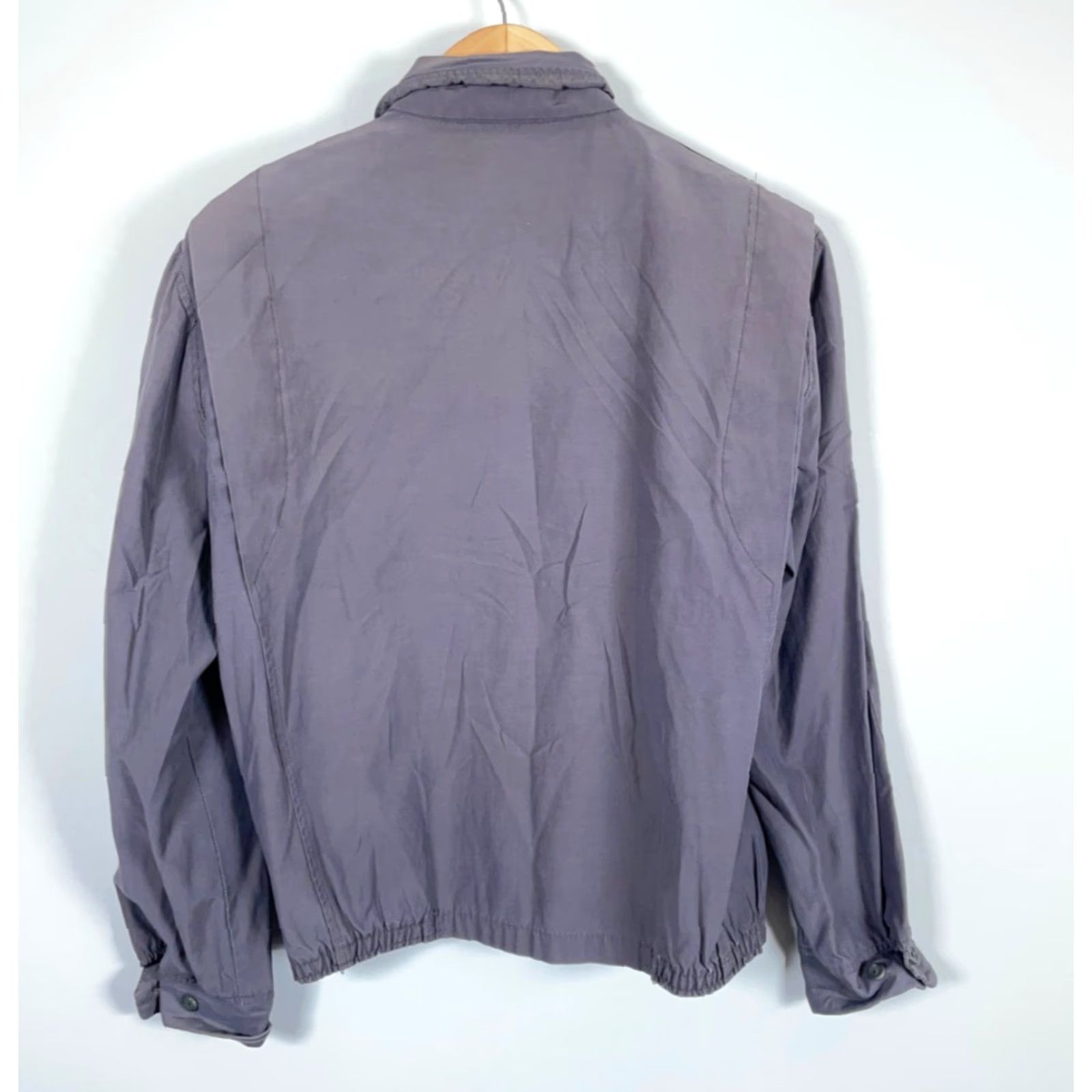 Etro VINTAGE Cranbrook Jacket Mens M Gray 60s Conmatic Zip Up Unlined Bomber Preppy Retro Softshell Pockets Full Zip Size US M / EU 48-50 / 2 - 2 Thumbnail