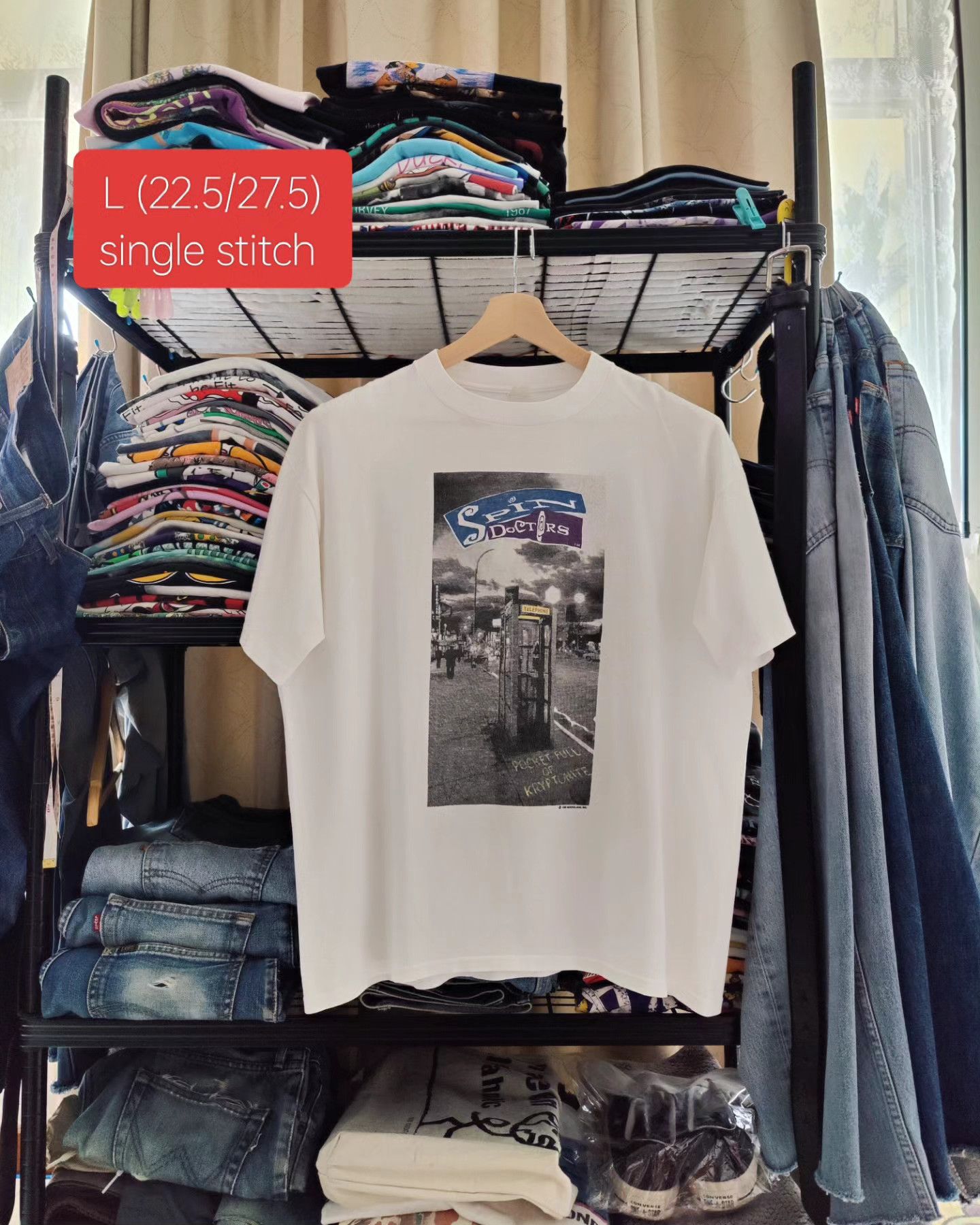 Band Tees vintage 90s Spin Doctors - Pocket Full of Kryptonite 1992 Size US L / EU 52-54 / 3 - 7 Thumbnail