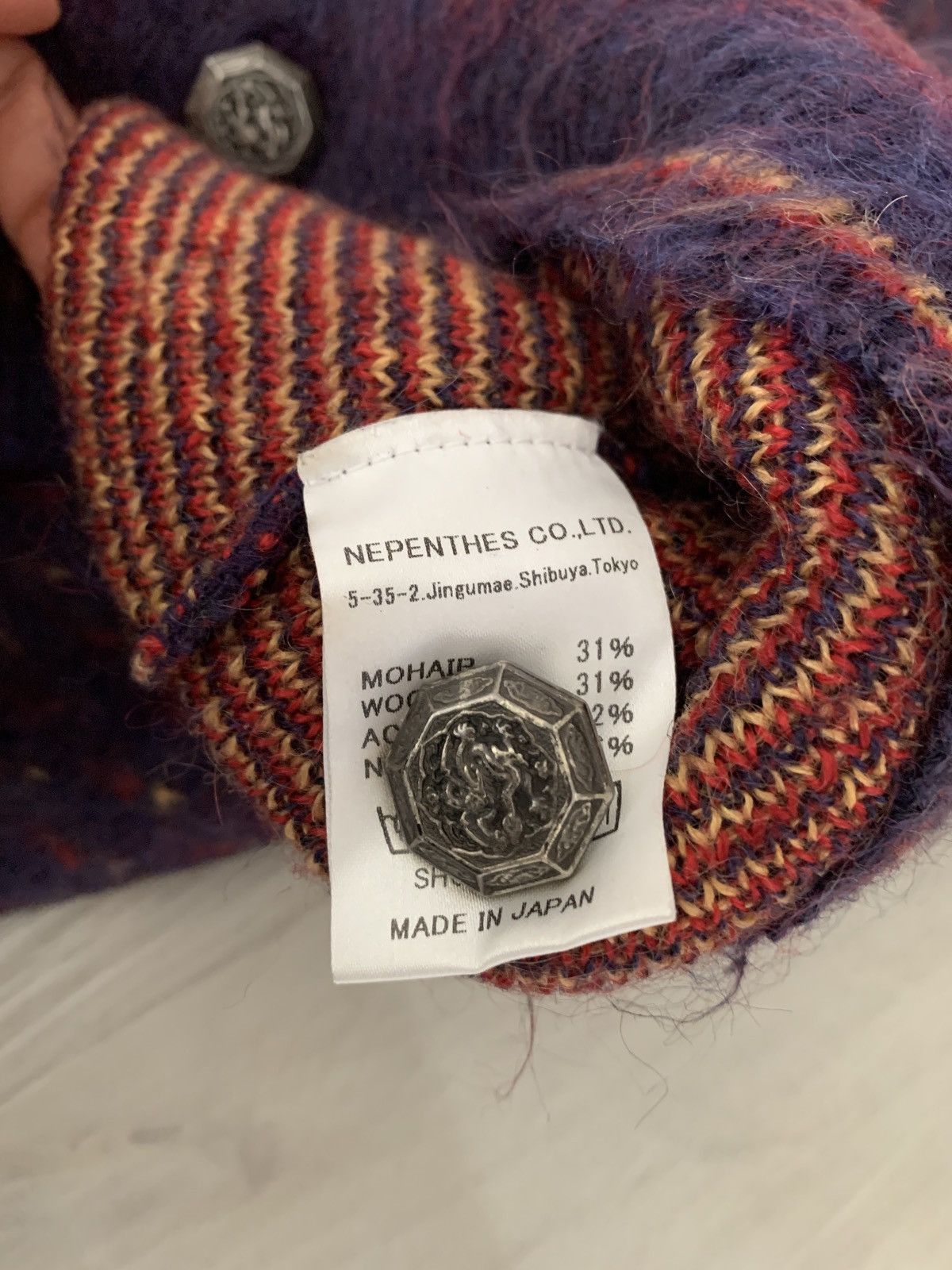 Needles Needles Mohair Cardigan Sweater Size US S / EU 44-46 / 1 - 3 Thumbnail