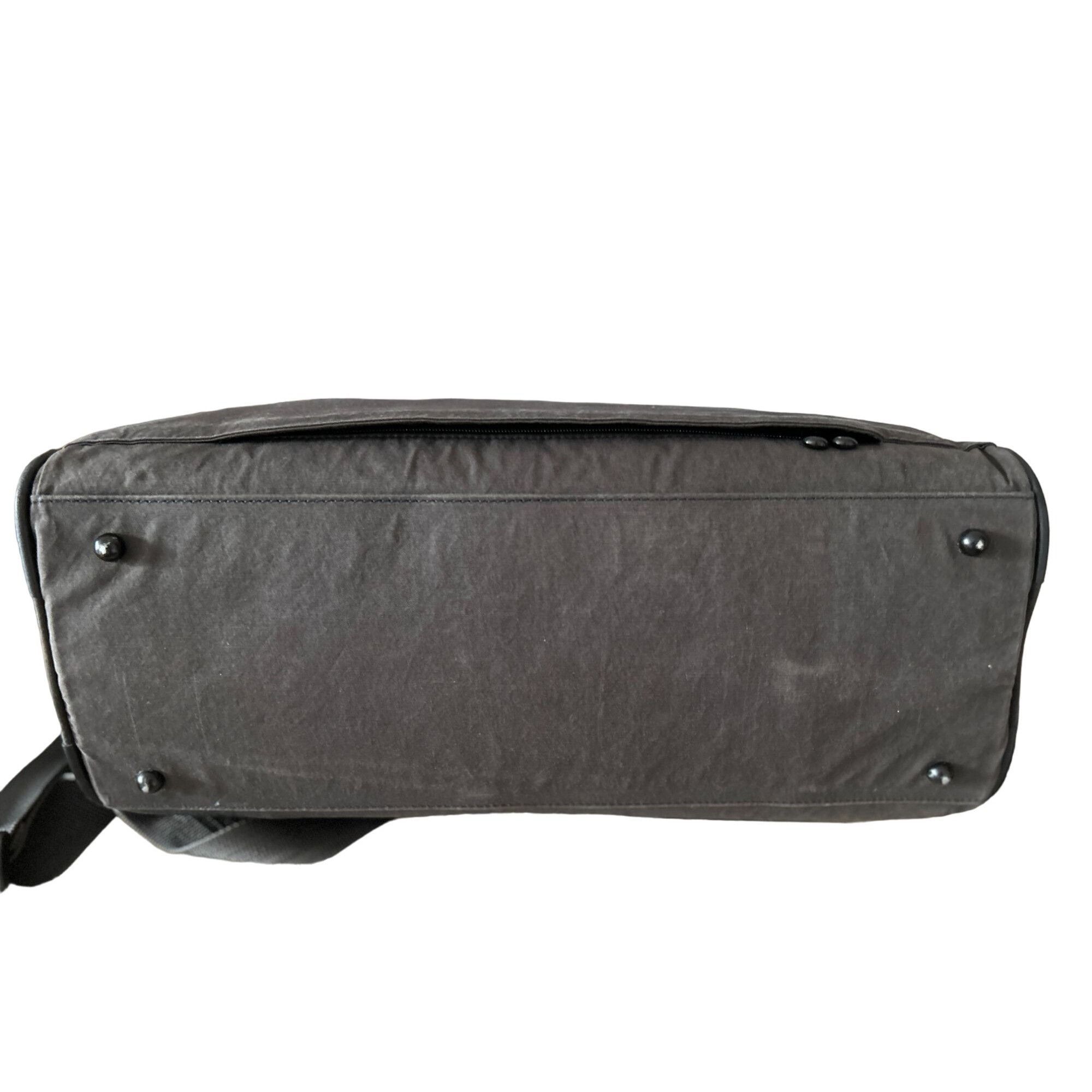Vintage L&S Lo & Sons Messenger Bag Polished Canvas Charcoal Gray Li Size ONE SIZE - 4 Thumbnail
