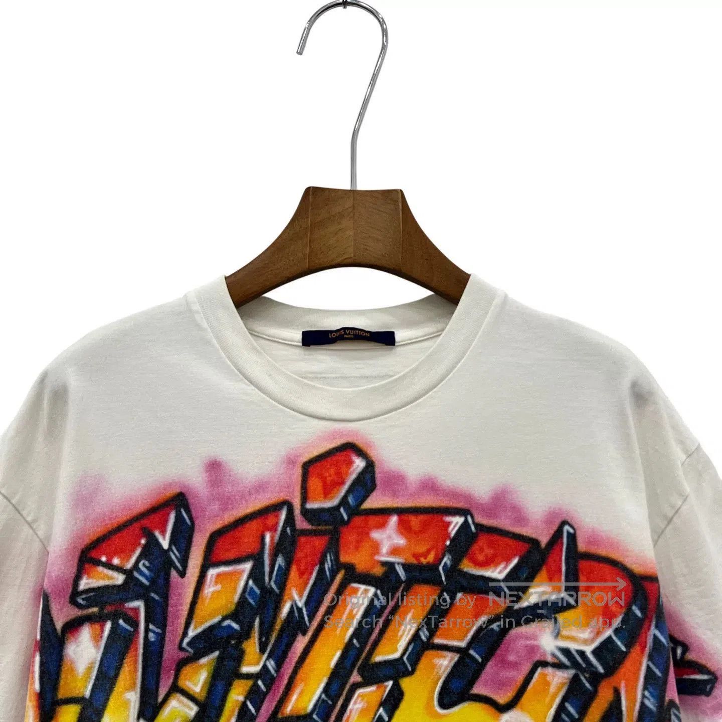 Louis Vuitton Louis Vuitton White Flame Graffiti Logo Tee. Size US S / EU 44-46 / 1 - 2 Thumbnail
