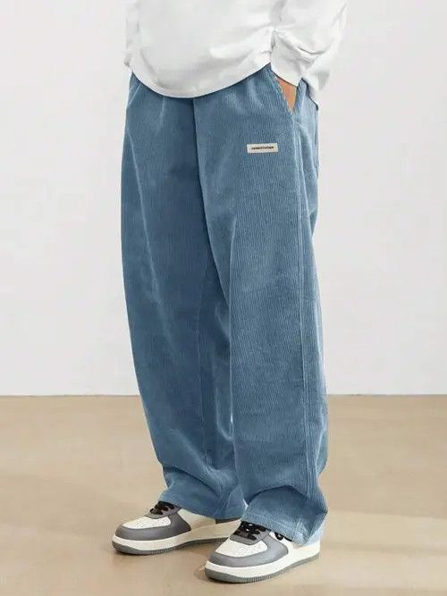 Japanese Brand corduroy Straight-Leg Pants Casual fit trousers Size US 36 / EU 52 - 1 Thumbnail