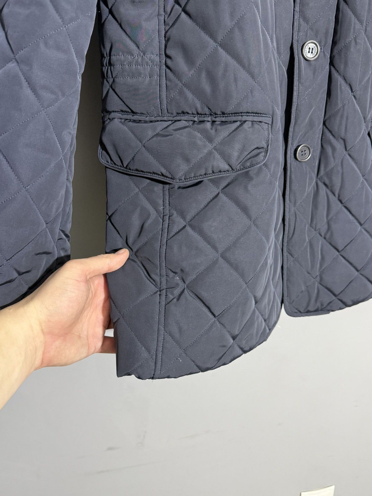 Boggi Boggi Nilano Navy Blue quilted jacket size XXL Size US XXL / EU 58 / 5 - 7 Thumbnail