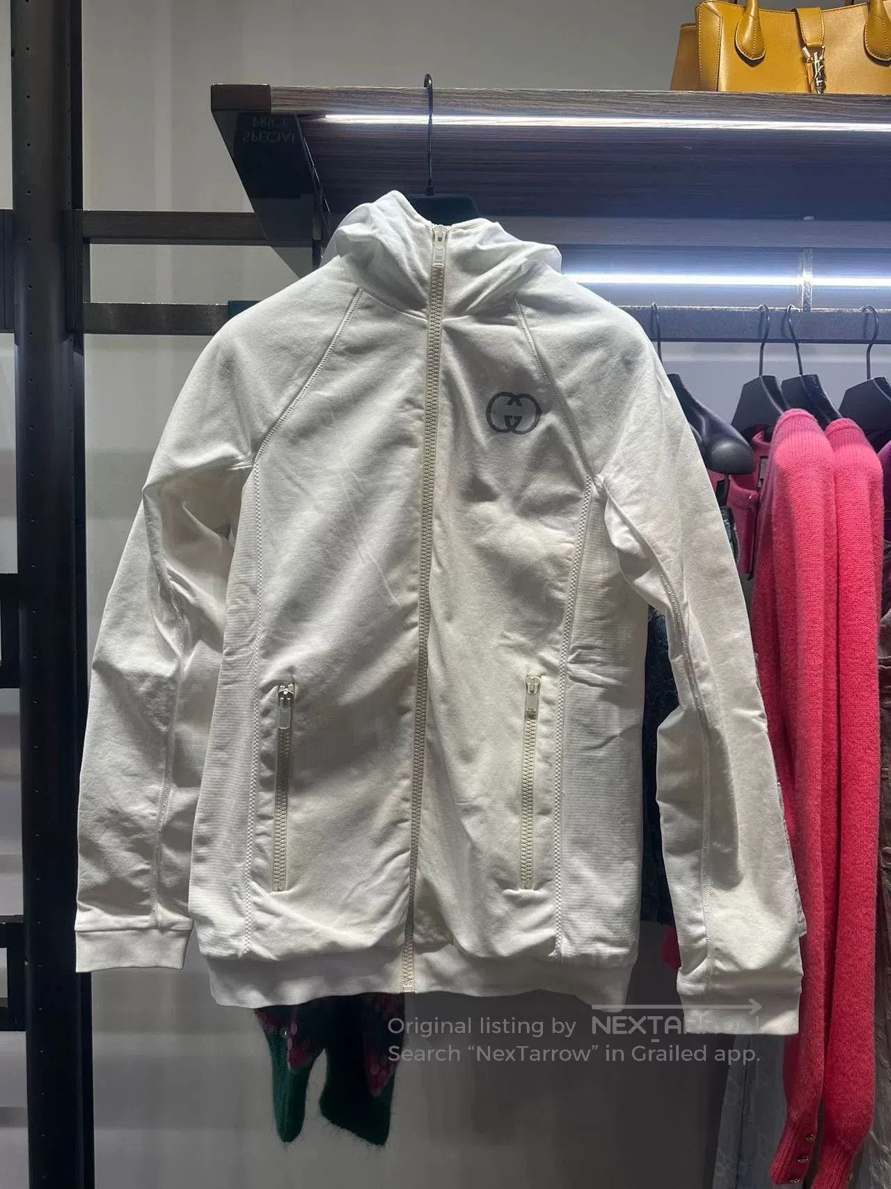 Gucci Gucci Women's White Zip Jacket. Size US L / EU 52-54 / 3 - 1 Thumbnail