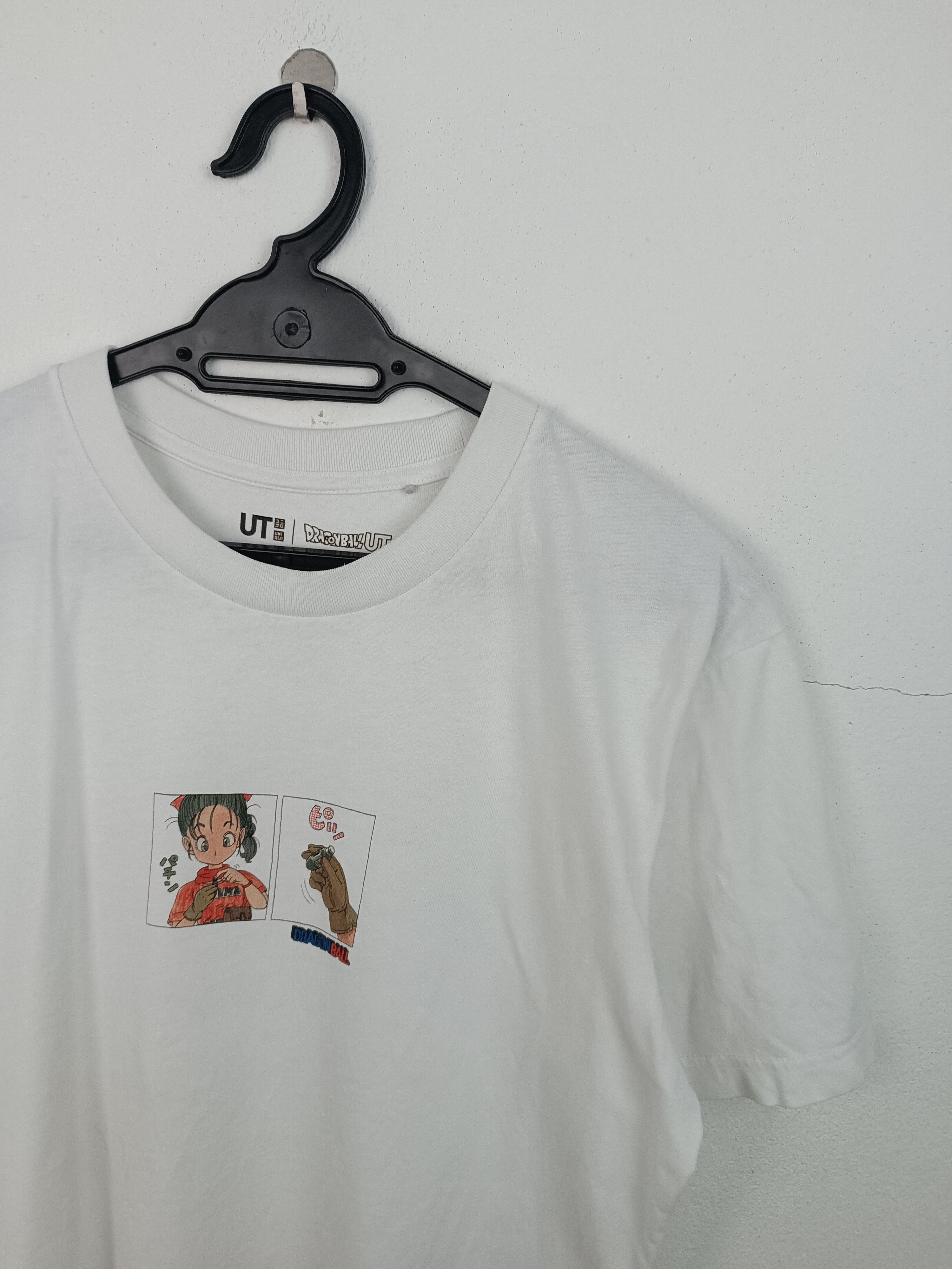 Anime VINTAGE DRAGON BALL GOKU BULMA ANIME TEE one piece bleach Size US M / EU 48-50 / 2 - 8 Thumbnail