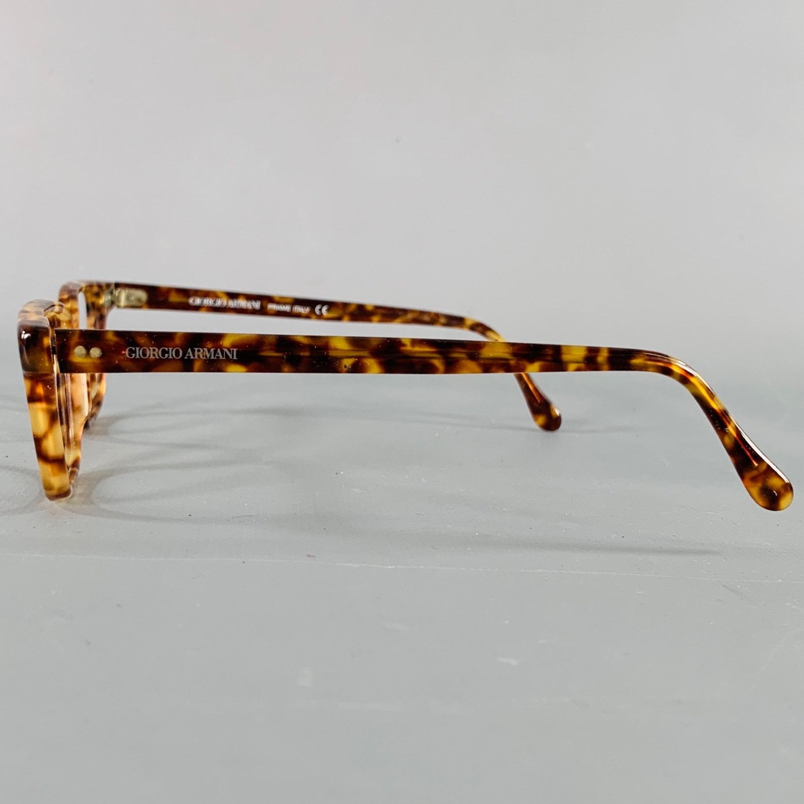 Giorgio Armani GIORGIO ARMANI Brown Tortoiseshell Acetate Frames Size ONE SIZE - 4 Thumbnail