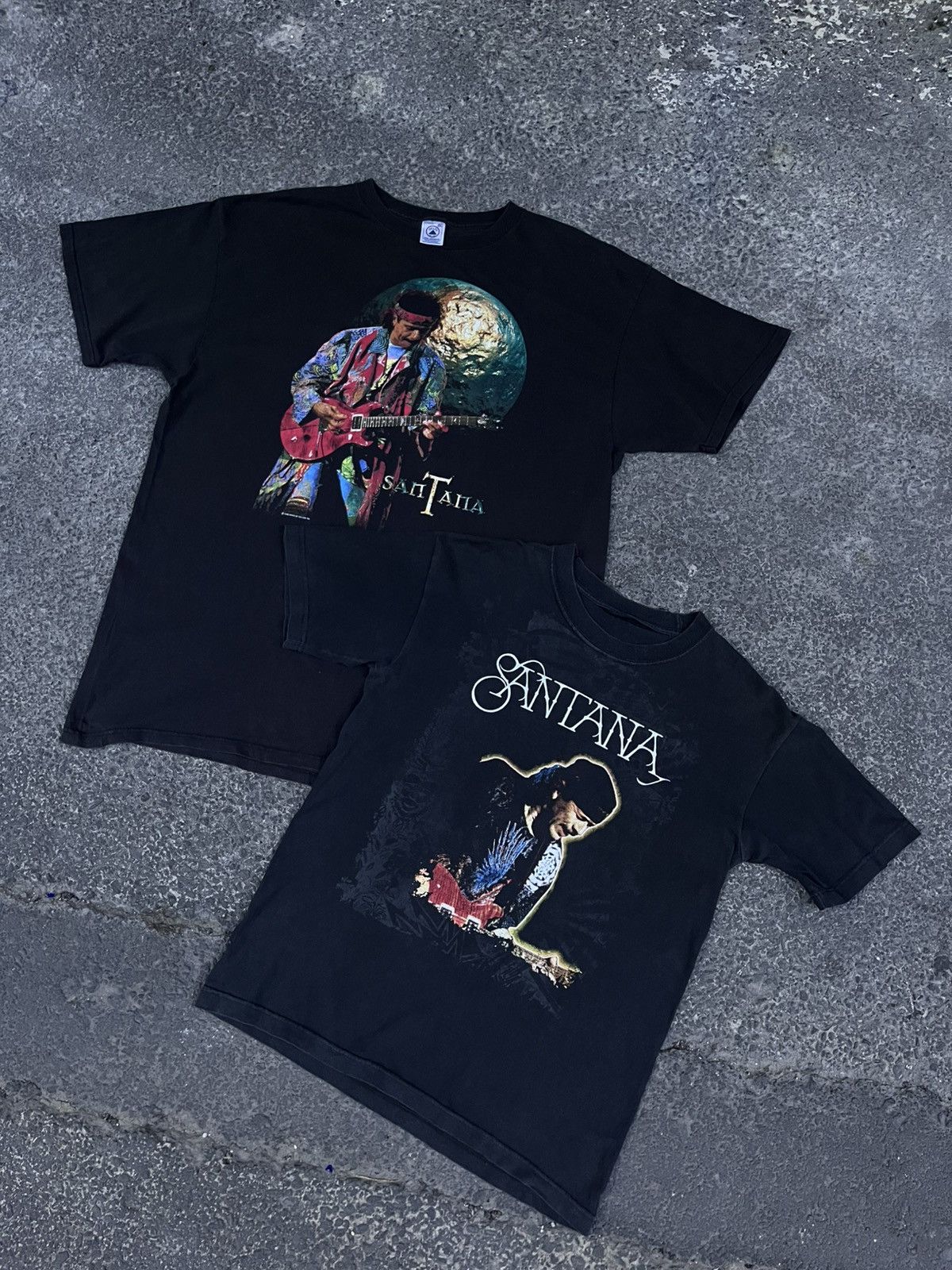 Vintage VINTAGE 1998 SANTANA TEE 🎸 Size US XXL / EU 58 / 5 - 7 Thumbnail