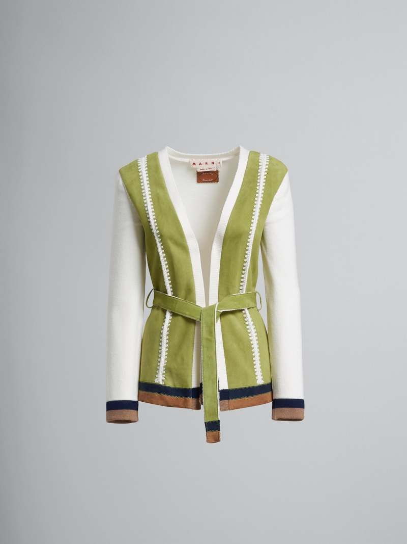 Marni o1y1125 Cardigan in Multicolor Size M / US 6-8 / IT 42-44 - 1 Thumbnail