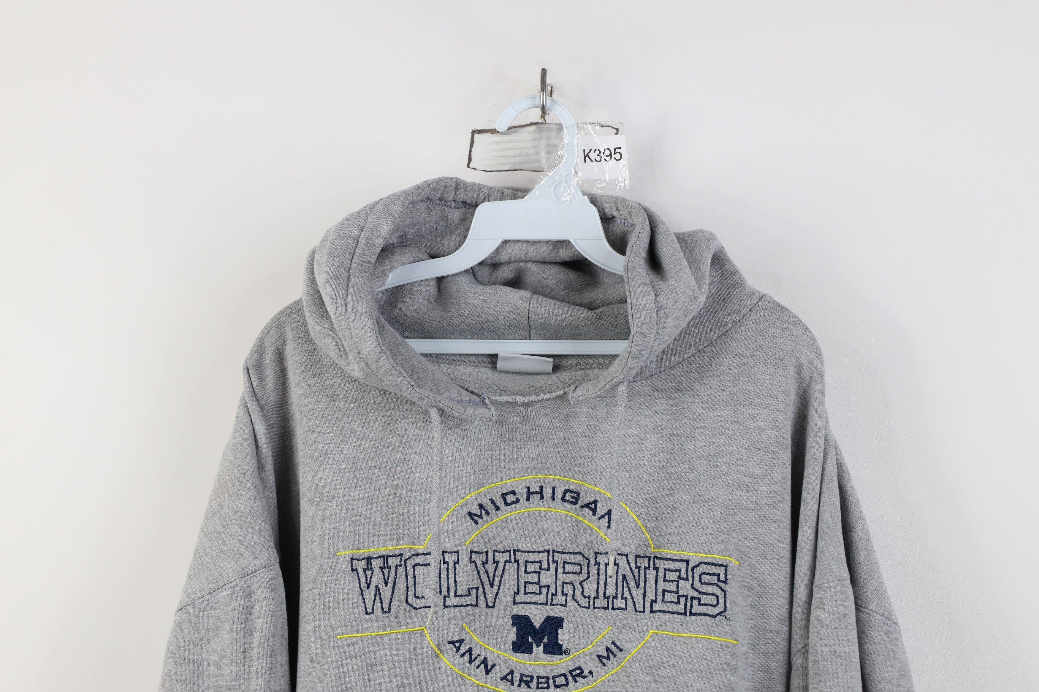 Vintage Vintage Boxy Fit University of Michigan Hoodie Sweatshirt Size XXL / US 16-18 / IT 52-54 - 2 Thumbnail