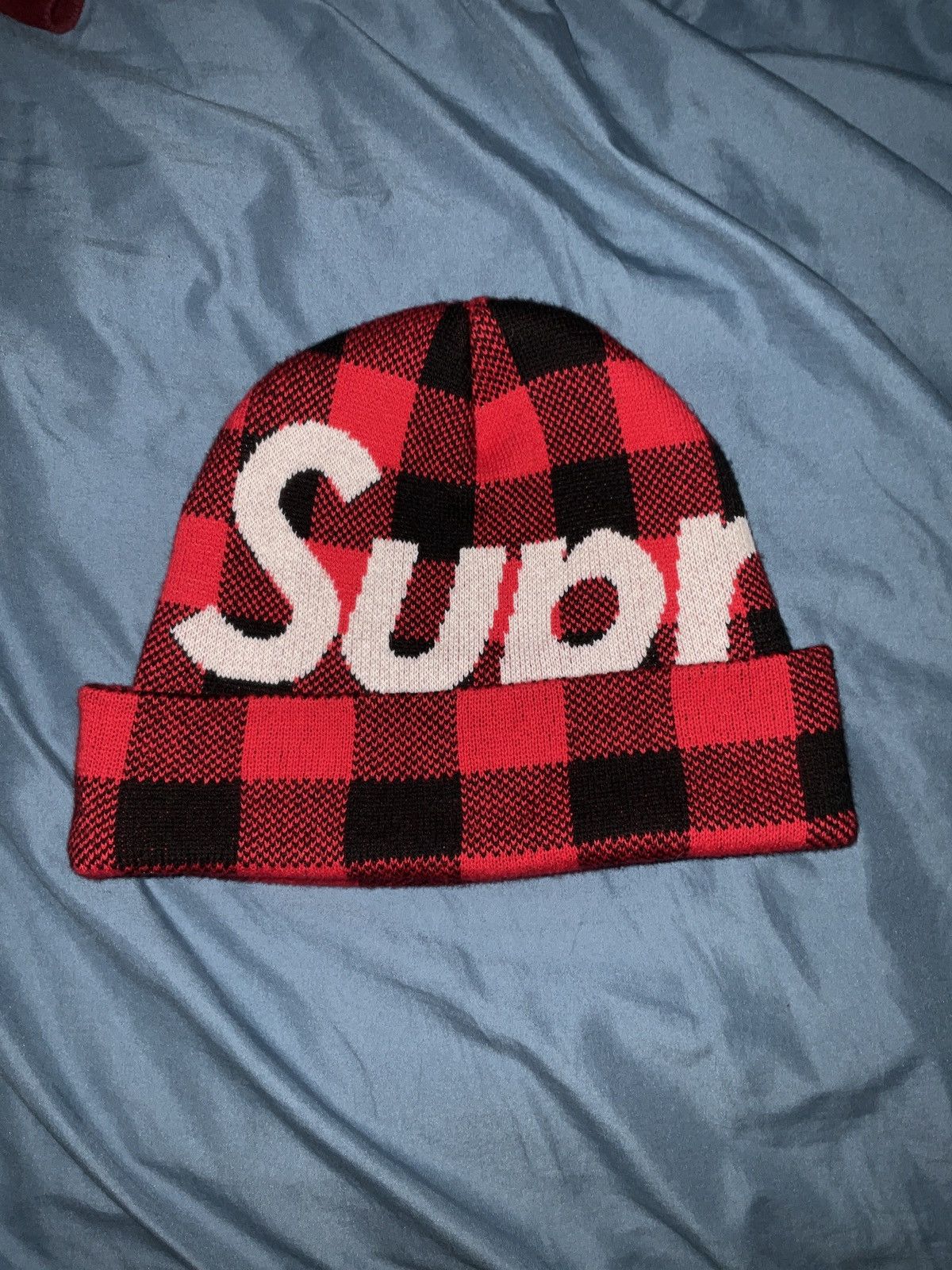 Supreme Big Logo Beanie | Grailed