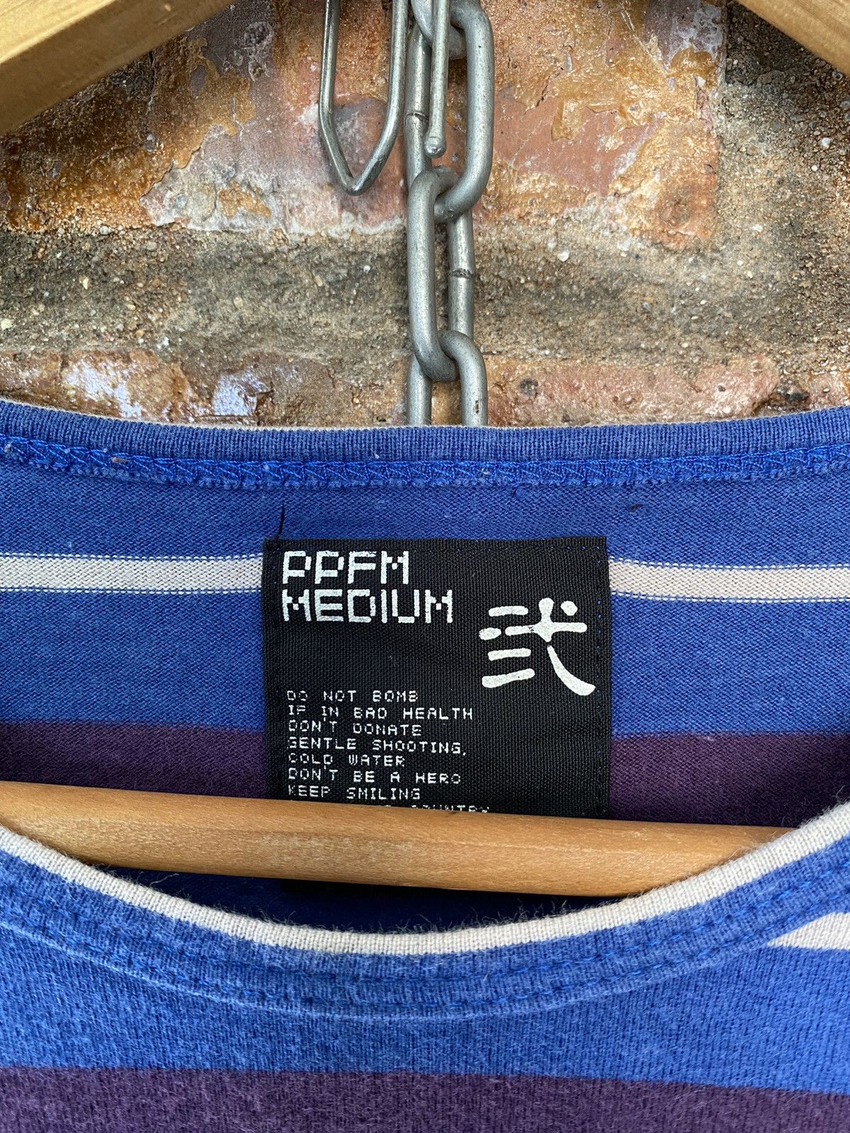 Japanese Brand × PPFM × Tornado Mart PPFM Gorilla skeleton stripe Size US S / EU 44-46 / 1 - 7 Thumbnail