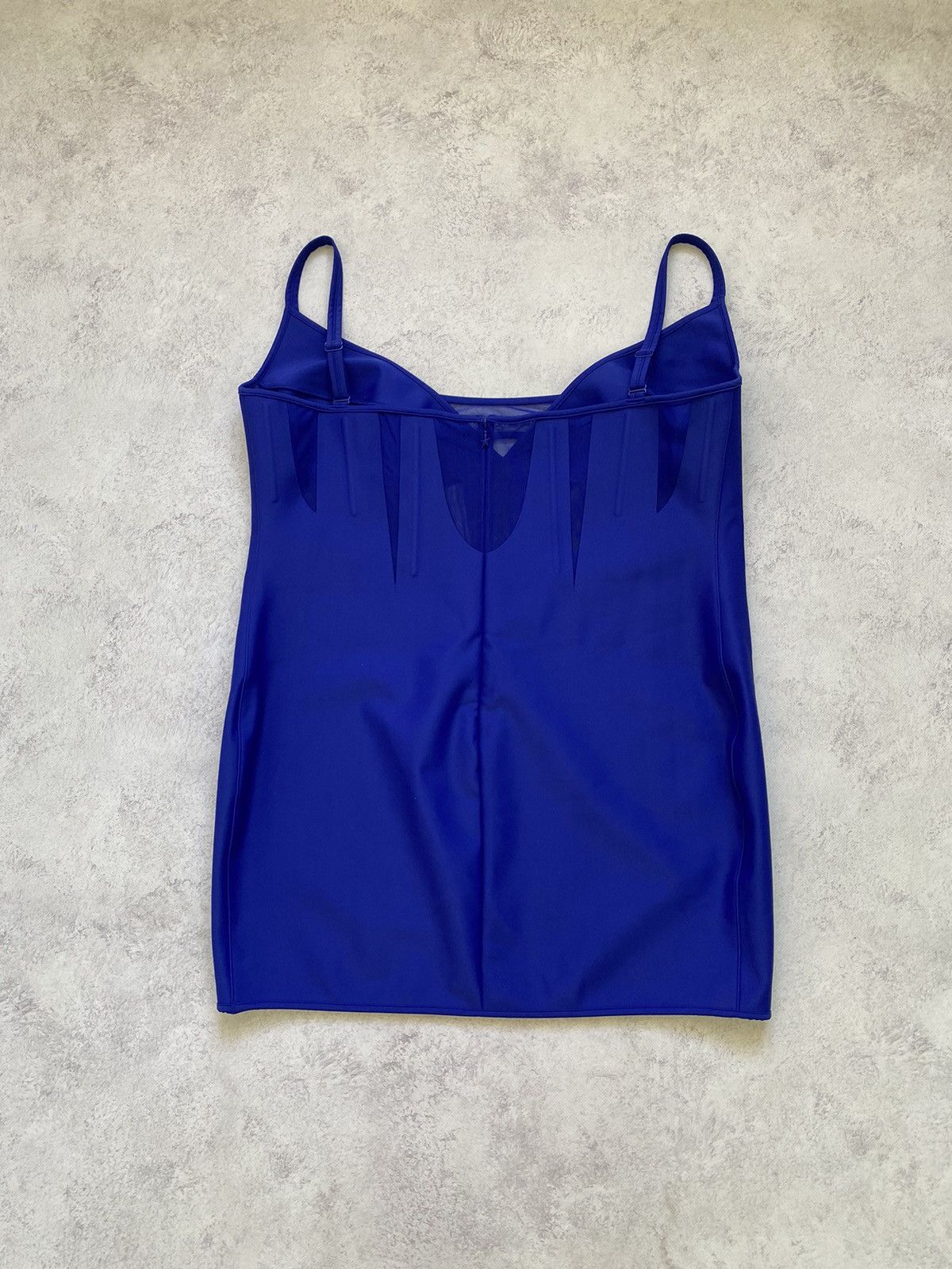 H&M × Mugler MUGLER X H&M Blue Corset Body Con Mini Dress Size XL Size XL / US 12-14 / IT 48-50 - 6 Thumbnail