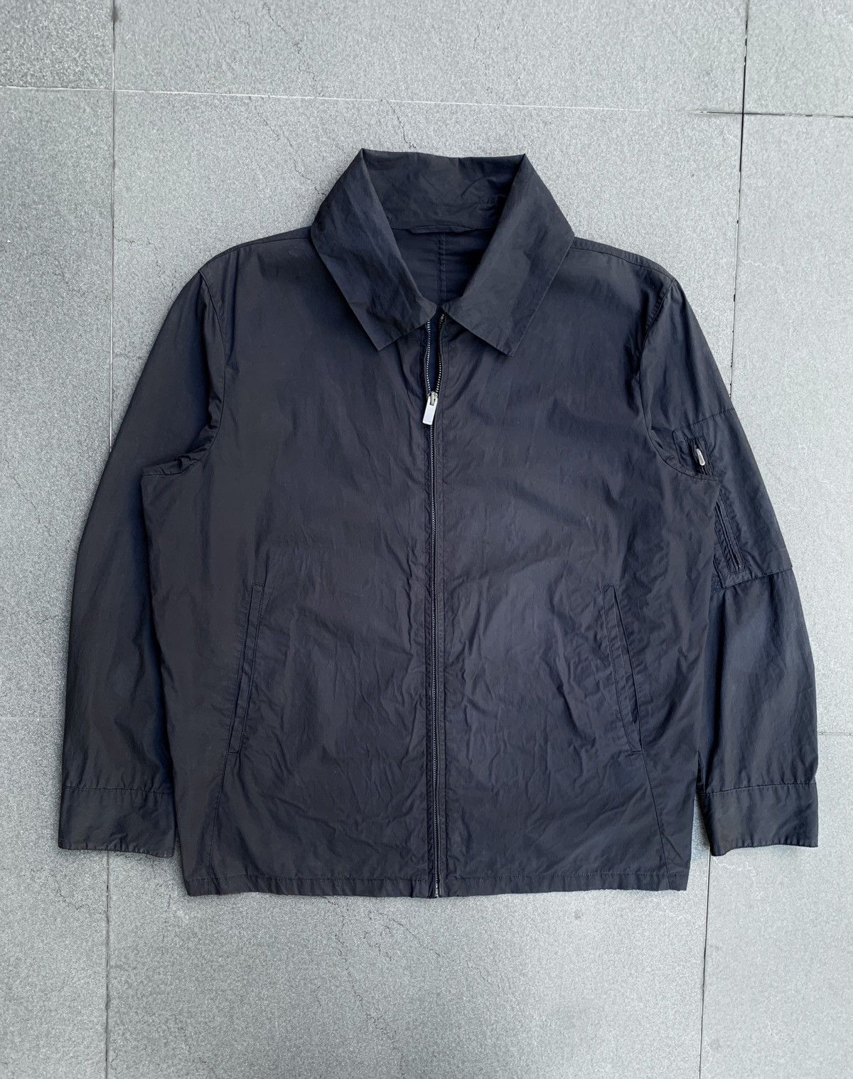 image of Jil Sander 2000S Light Blouson Jacket in White, Men's (Size Medium)