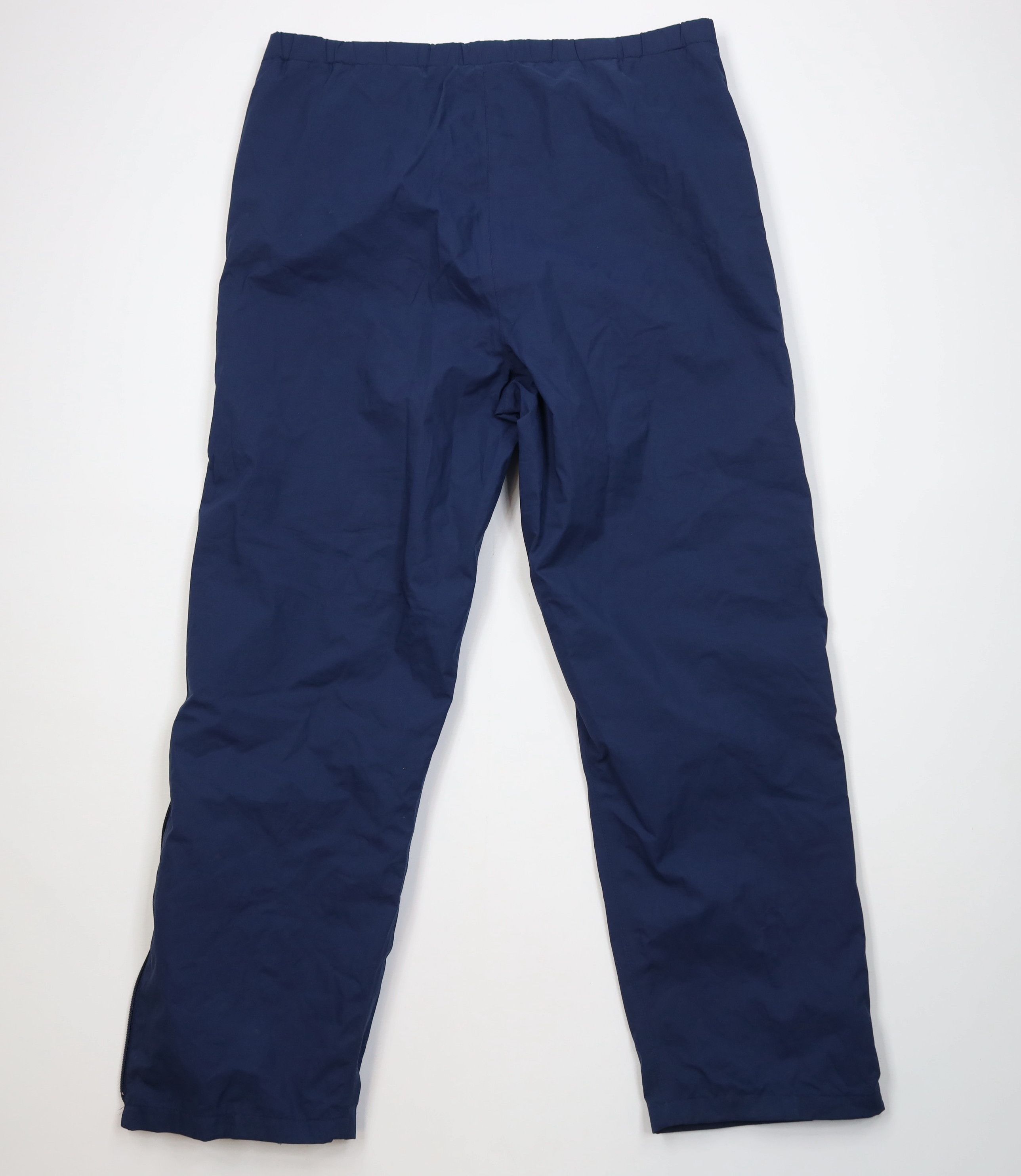 Eddie Bauer Vintage 80s Eddie Bauer Waterproof Rain Pants Navy Blue Size US 34 / EU 50 - 9 Thumbnail