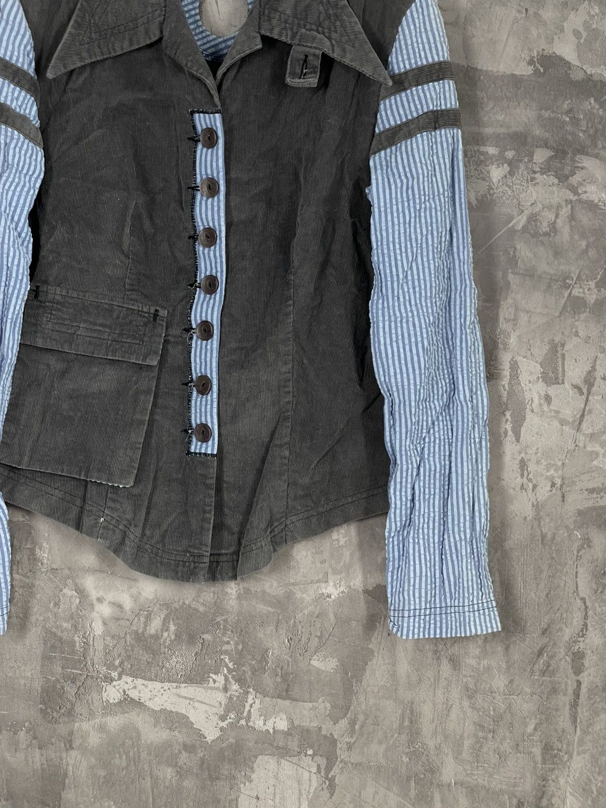Vintage Y2K Vintage Avant Garde Rare Button Up Shirt Size M / US 6-8 / IT 42-44 - 6 Thumbnail