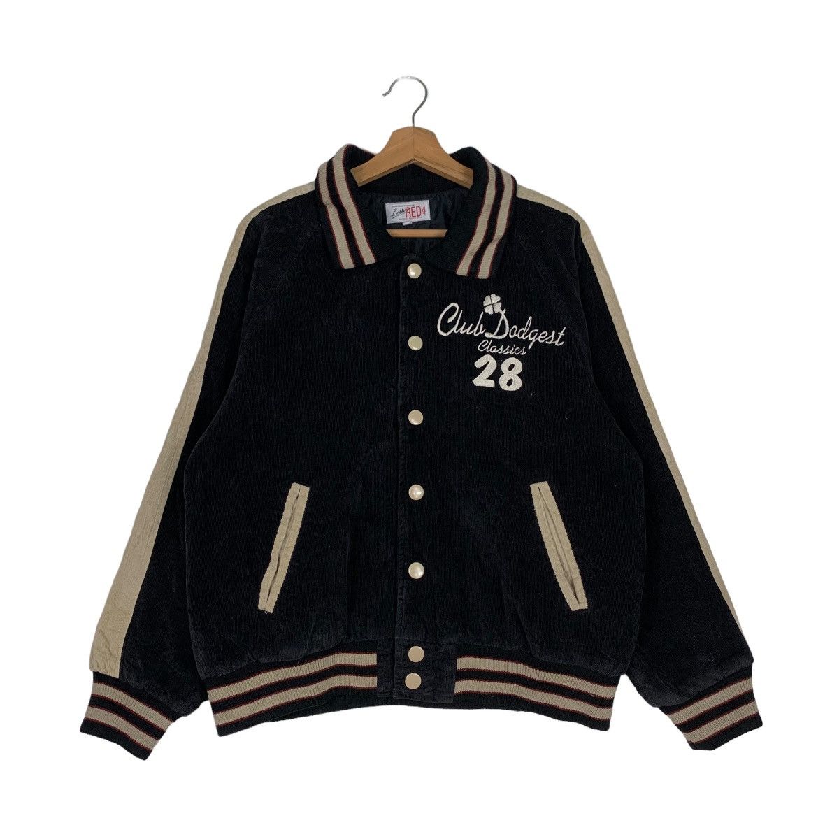 Japanese Brand Club Dadgest Classic 28 Embroidery Logo Varsity #0331-C15 Size US M / EU 48-50 / 2 - 1 Thumbnail