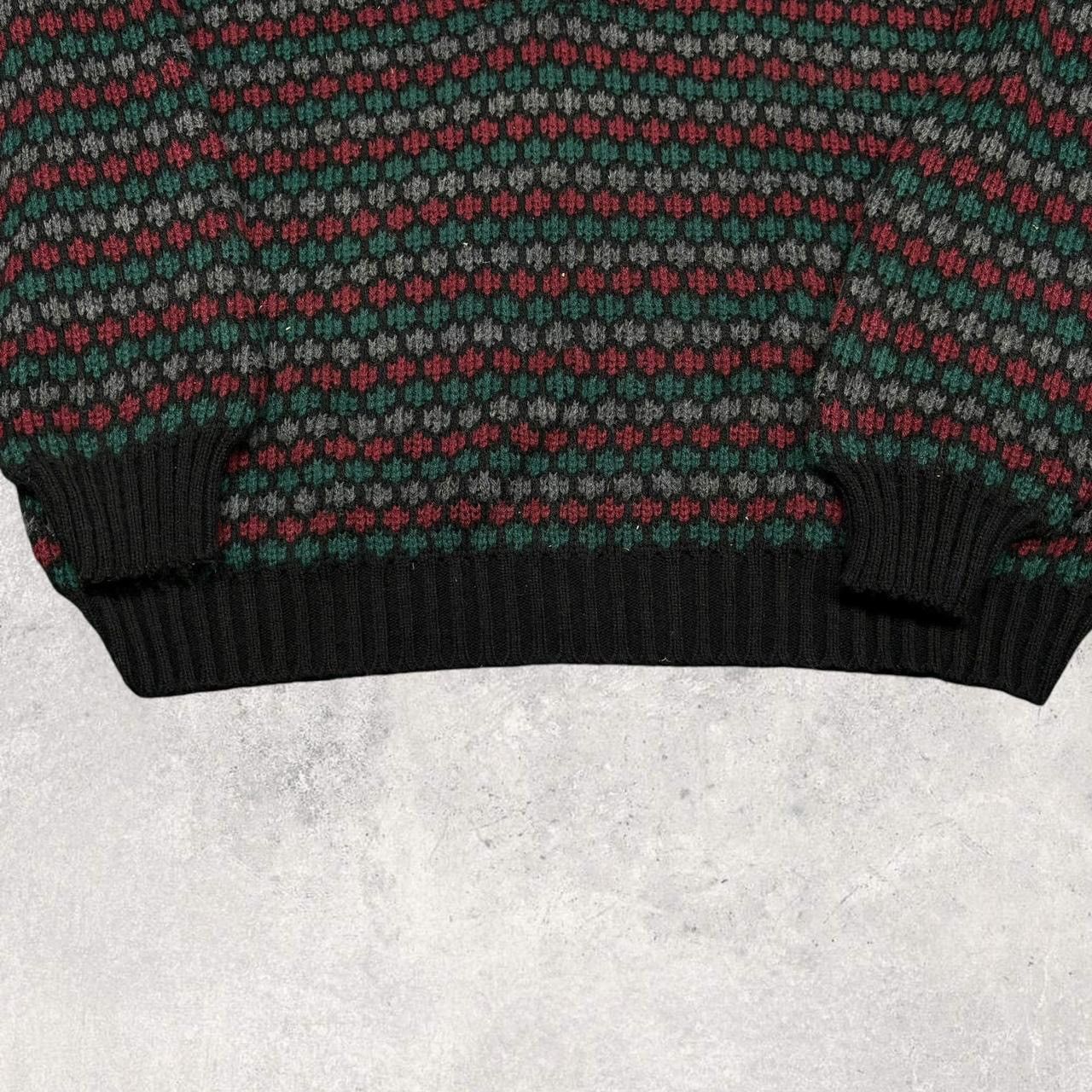 Vintage 1980s Vintage Grandpa Sweater Size US L / EU 52-54 / 3 - 3 Thumbnail