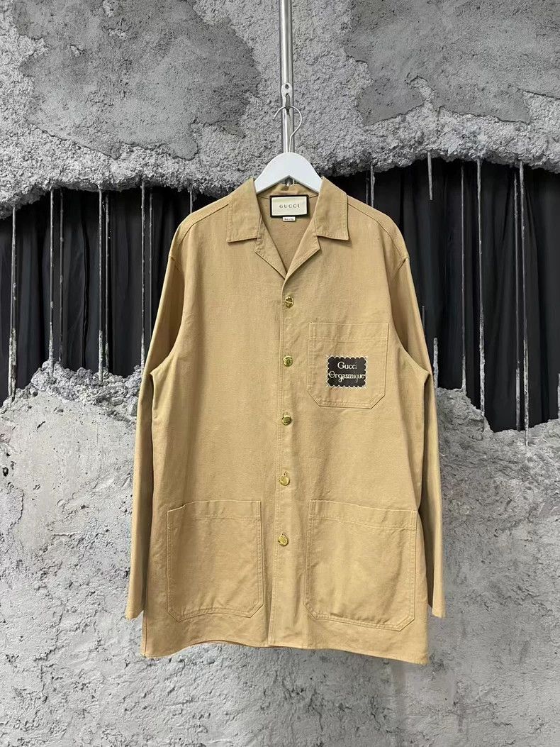 Gucci Gucci Jacket in Tan Color-dmc Size US XL / EU 56 / 4 - 1 Thumbnail
