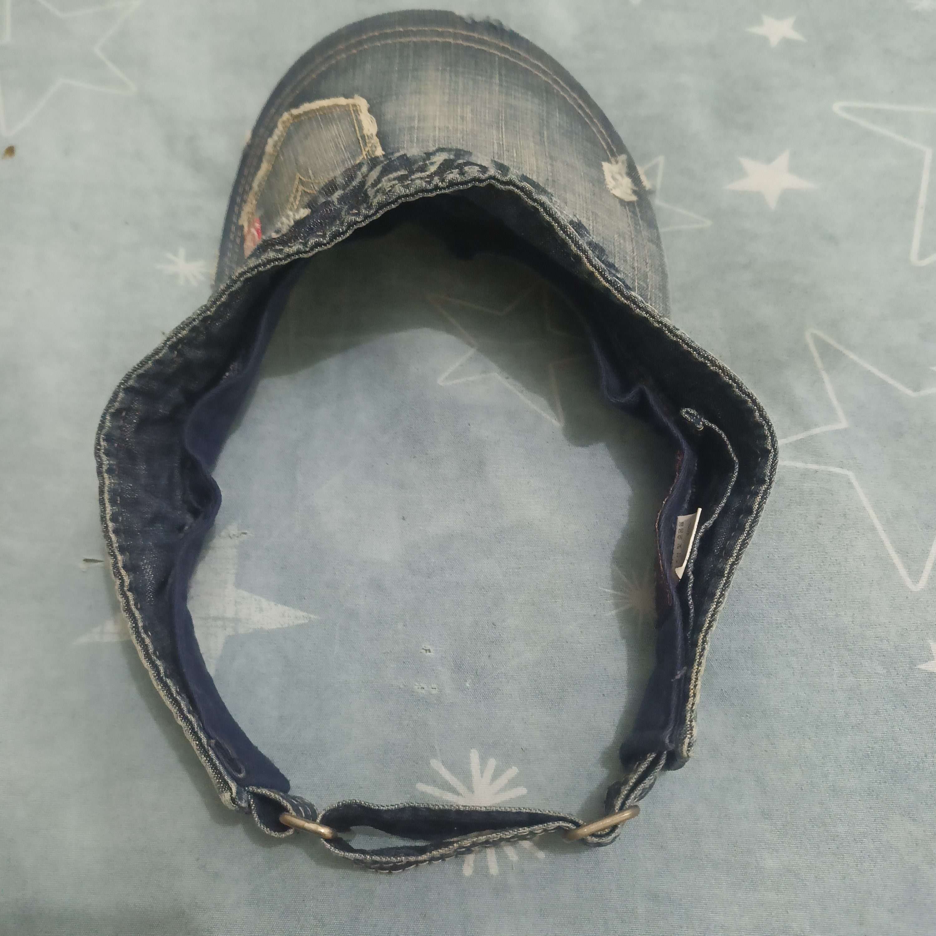 Japanese Brand × Von Dutch Rare Von dutch denim flared visor cap Size ONE SIZE - 5 Thumbnail