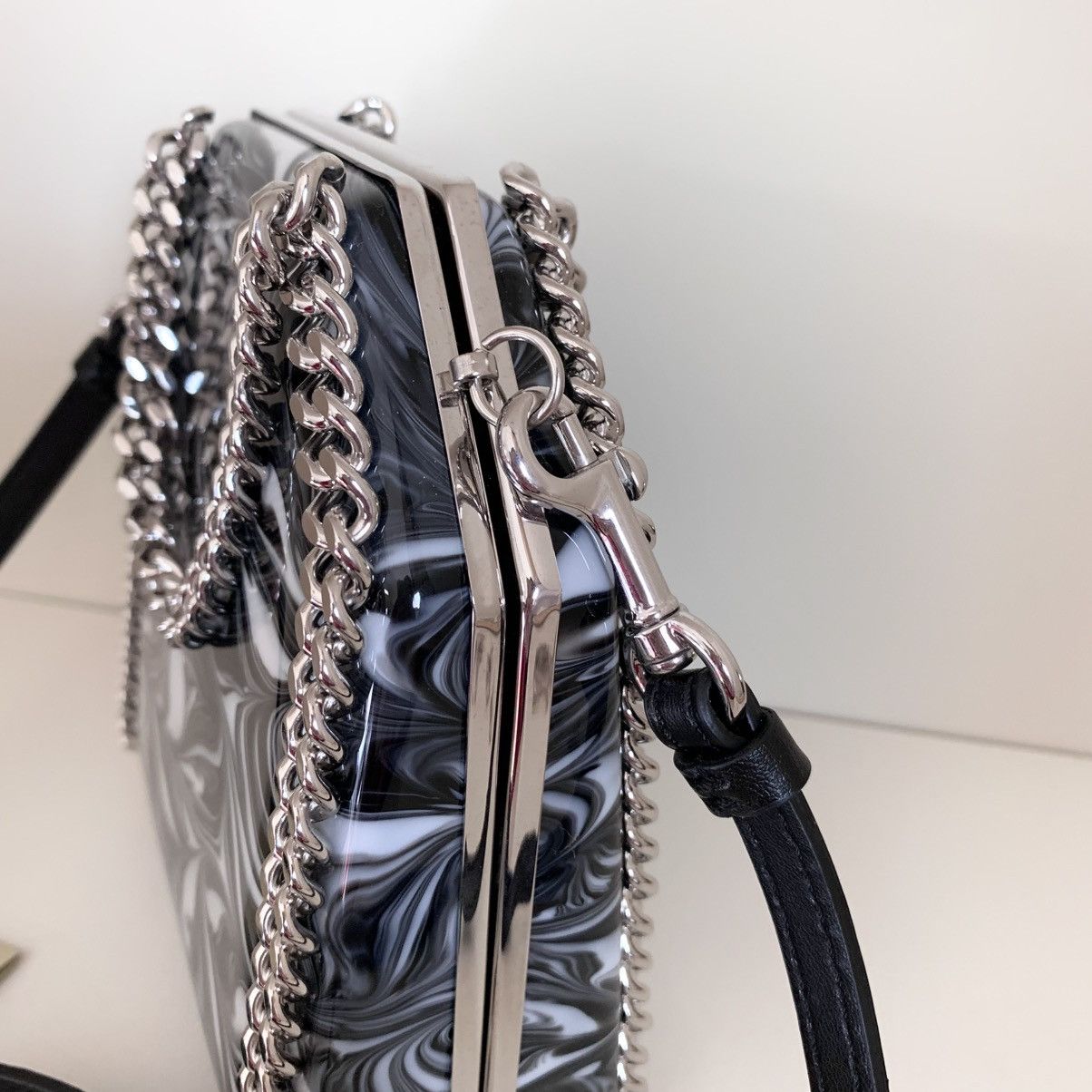 Stella McCartney Falabella minadiere clutch crossbody bag $3750 retail Size ONE SIZE - 4 Thumbnail